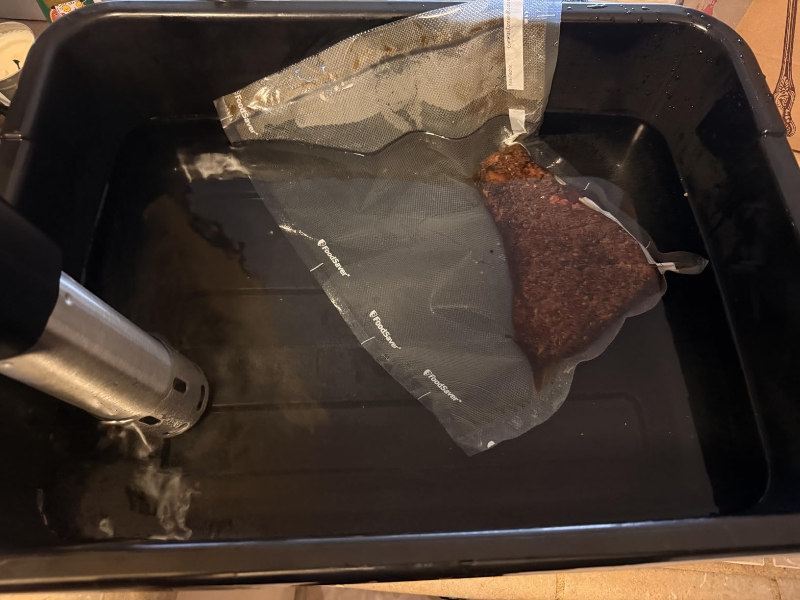 INKBIRD WIFI Sous Vide Cooker ISV-100W, 1000 Watts Sous Vide Machine Immersion Circulator with 14 Preset Recipes on APP & Calibration Function, Thermal Immersion, Fast-Heating with Timer - Customer Photo 2