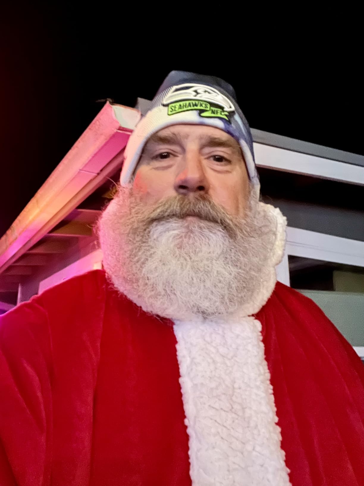 THE COMFY Original | Sherpa Lined Microfiber Fleece Wearable Blanket, Oversized Design with Hood and Pocket from Shark Tank - Customer Photo 1