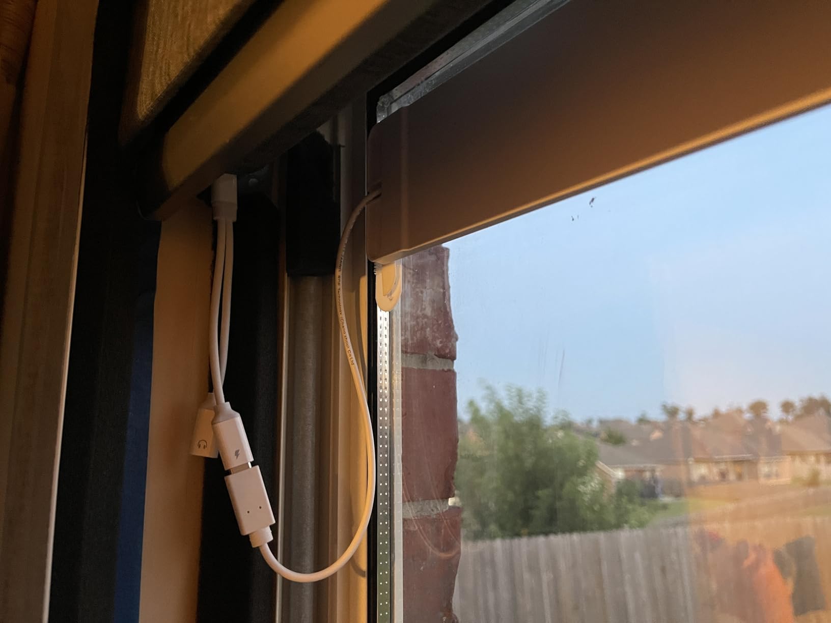 Yoolax Motorized Blinds with Remote, Blackout Smart Blinds Motorized Fabric Roller Shades Work with Alexa, Automatic Shades for Windows Custom Size (Navy Blue) - Customer Photo 1