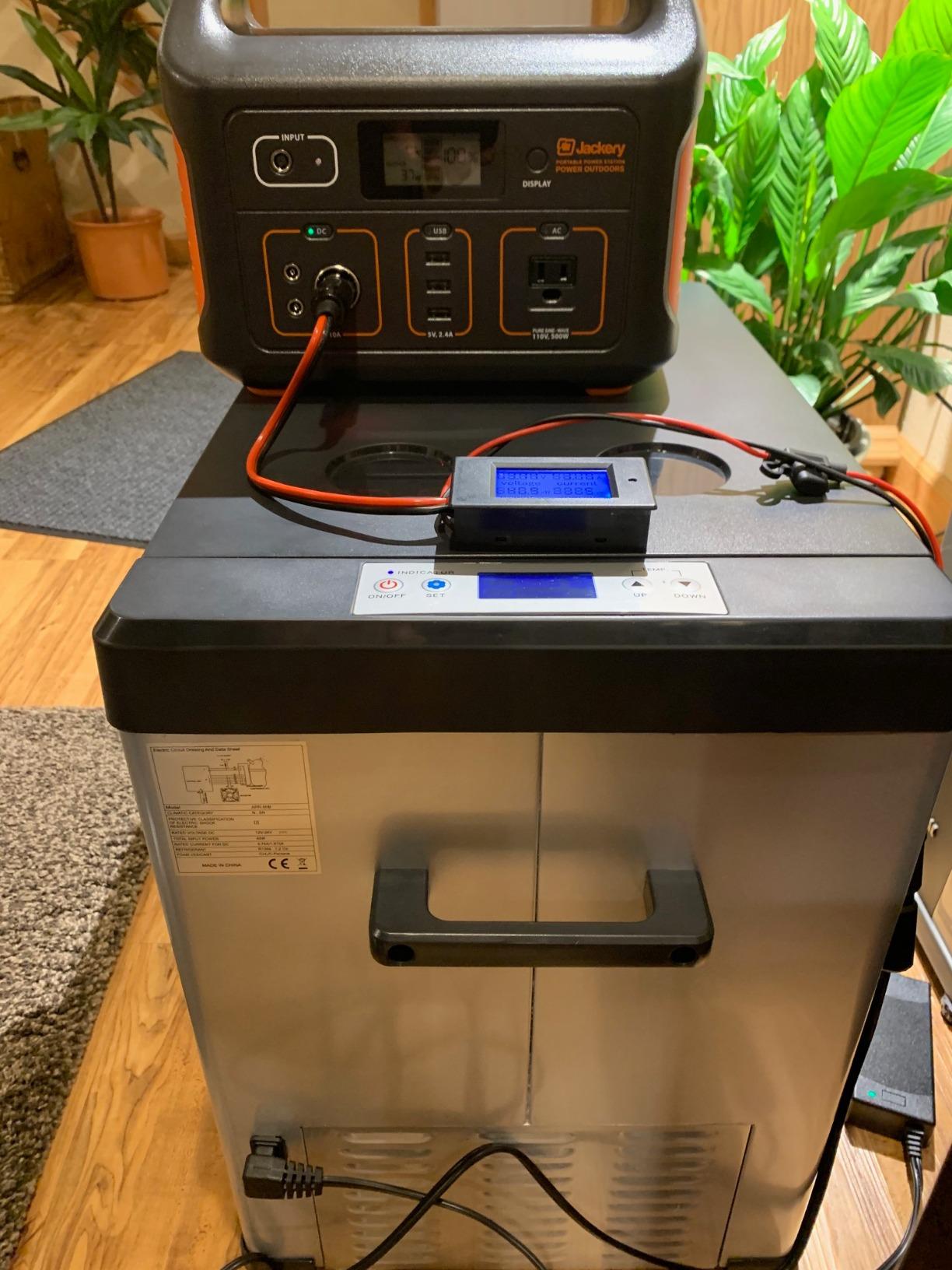 Jackery Portable Power Station Explorer 500, 518Wh Outdoor Solar Generator Mobile Lithium Battery Pack with 110V/500W AC Outlet for Home Use, Emergency Backup,Road Trip Camping (Solar Panel Optional) - Customer Photo 1