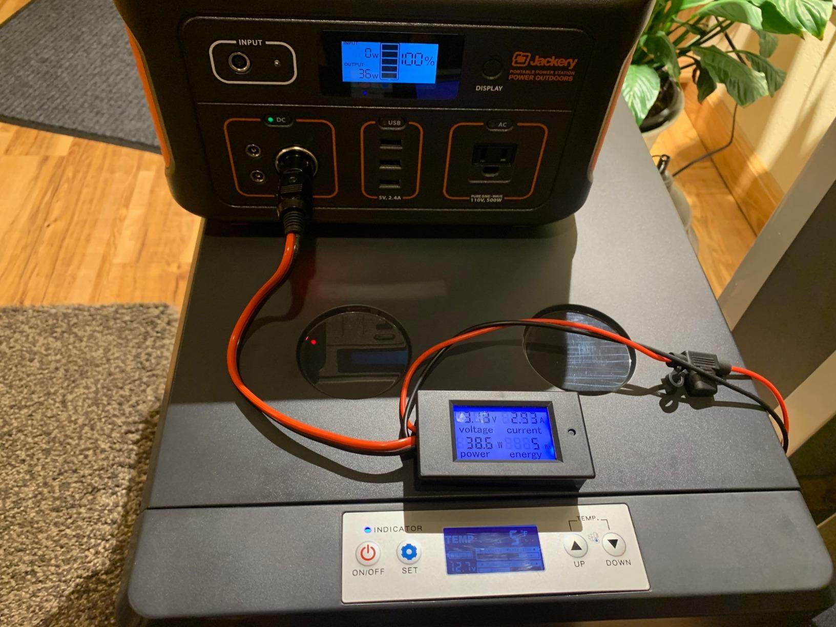 Jackery Portable Power Station Explorer 500, 518Wh Outdoor Solar Generator Mobile Lithium Battery Pack with 110V/500W AC Outlet for Home Use, Emergency Backup,Road Trip Camping (Solar Panel Optional) - Customer Photo 3