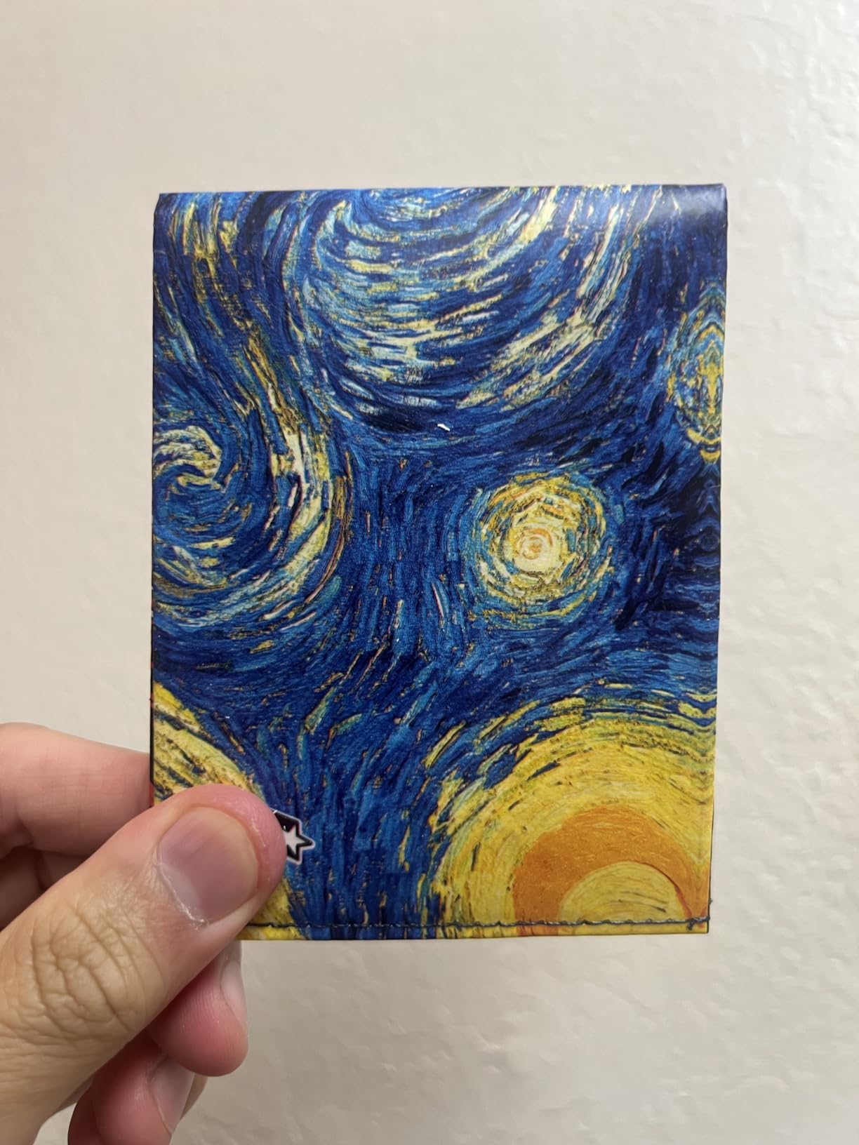 SUPERVEK Classic Brown Stitched Paper Wallet - Vegan Non-Leather, Mighty Thin, Minimal, Slim Wallet for men, Mens Credit Card Holder Wallet Gifts for Him - Minimalist Bifold Wallets - RFID Blocking - Customer Photo 1