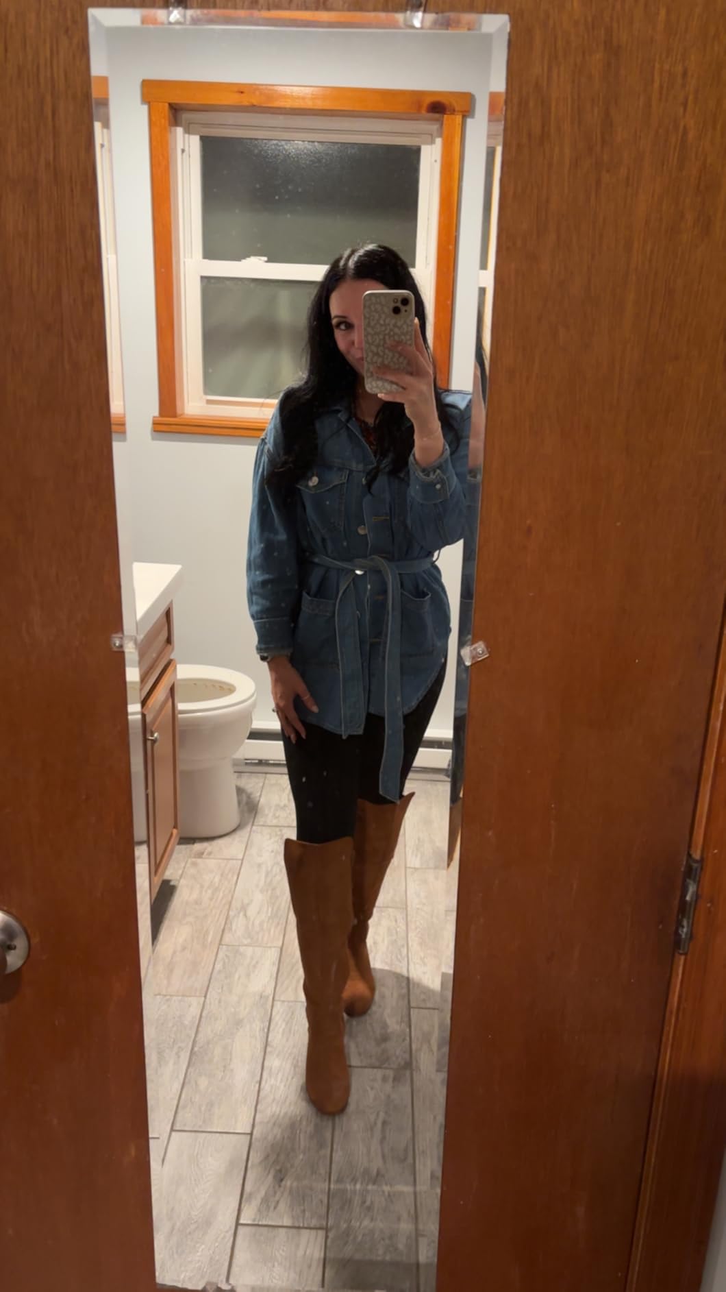 DREAM PAIRS Women's Knee High Stretchy Fashion Boots - Customer Photo 2