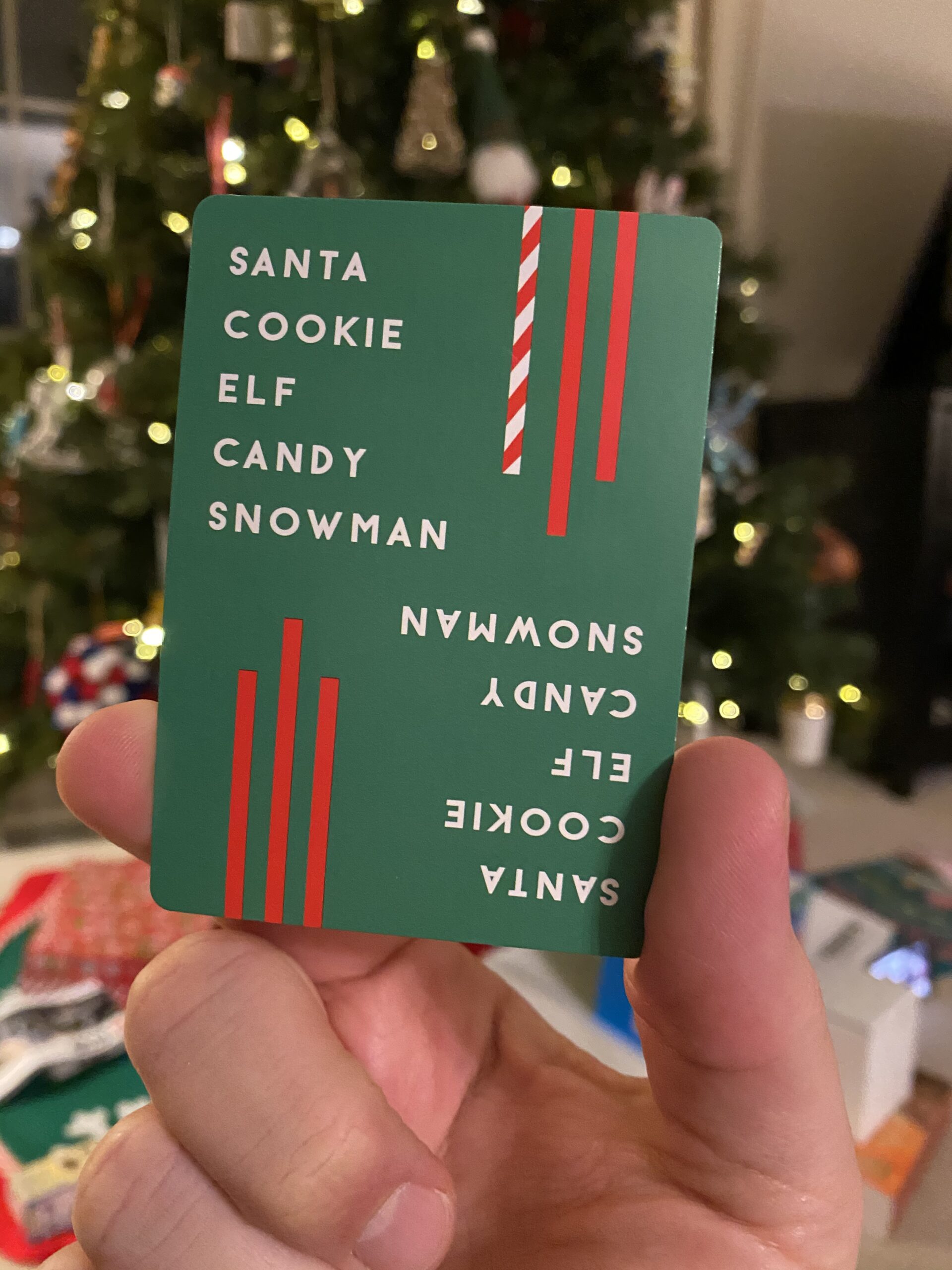 Santa Cookie Elf Candy Snowman Christmas Edition Holiday Card Game by Taco Cat Goat Cheese Pizza | Great for Stockings and White Elephant Gift | Fun for Kids, Teens, Adults, and Families | 2-8 Players - Customer Photo 2