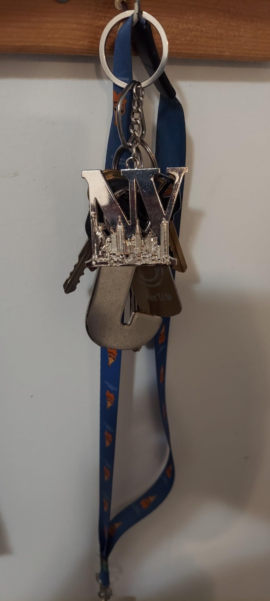 12 Pack Silver NYC Souvenir Collection New York Metal Keychain Ring Bundle Bulk Includes Empire State, Freedom Tower, Statue Of Liberty, USA Flag,NY Cab, Apple, 3 Pc Bottle Opener too And More - Customer Photo 1