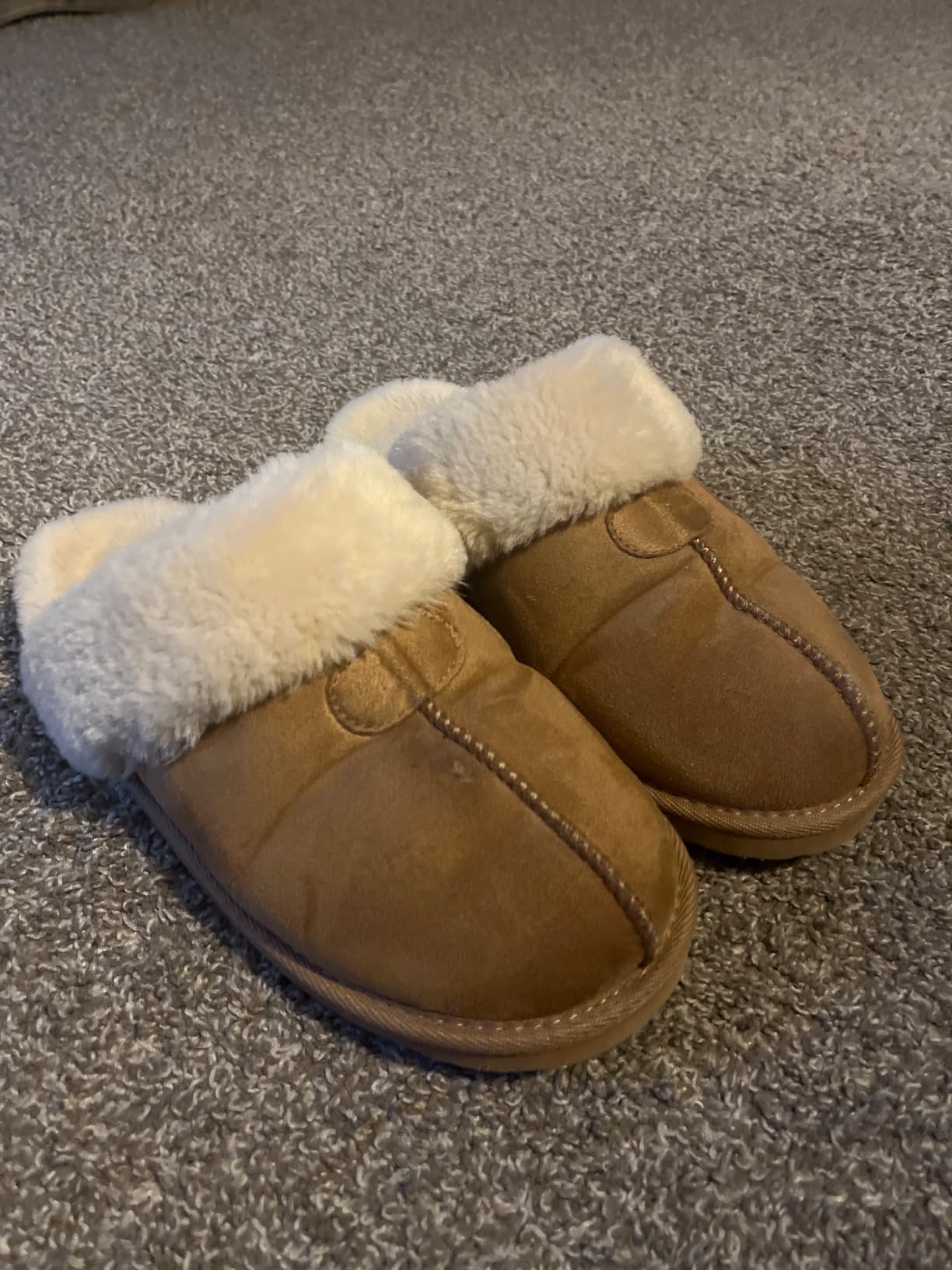DREAM PAIRS Women's House Slippers Indoor Fuzzy Fluffy Furry Cozy Home Bedroom Comfy Winter Cute Warm Outdoor Shoes FuzzyEasy - Customer Photo 4
