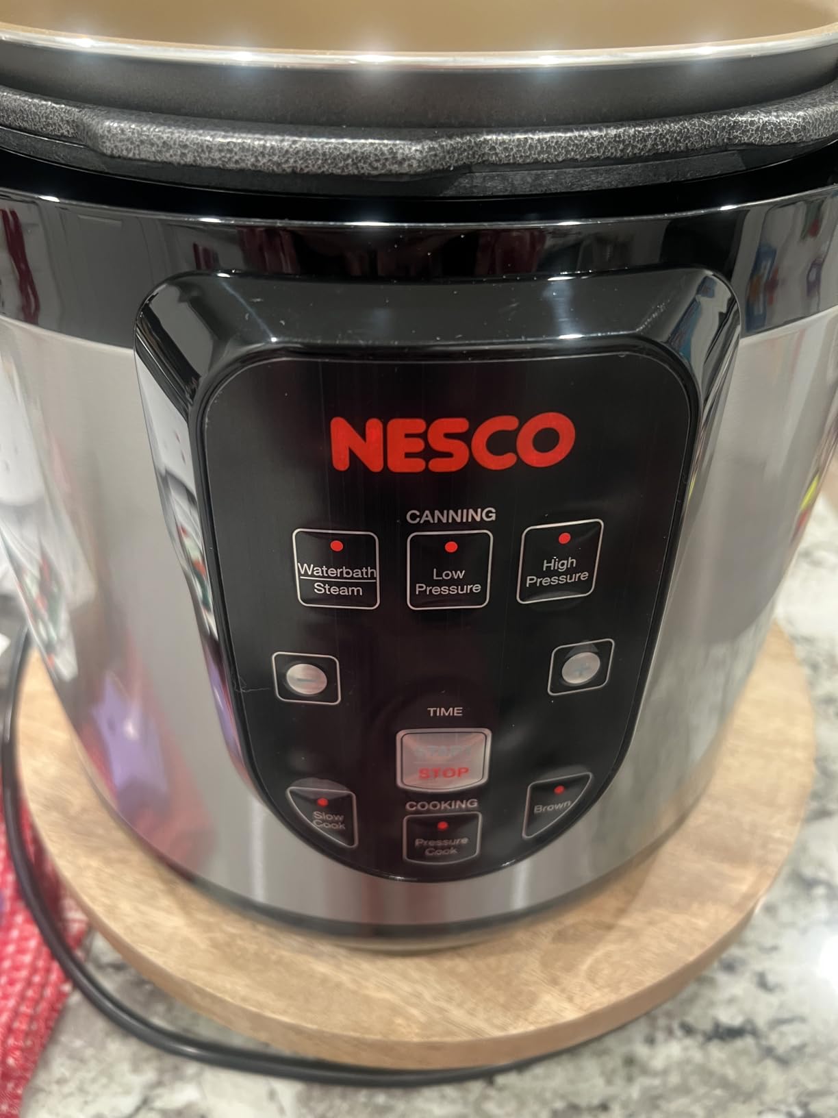 Nesco NPC-9 Smart Electric Pressure Cooker and Canner, Stainless Steel, 9.5 Qt - Customer Photo 1