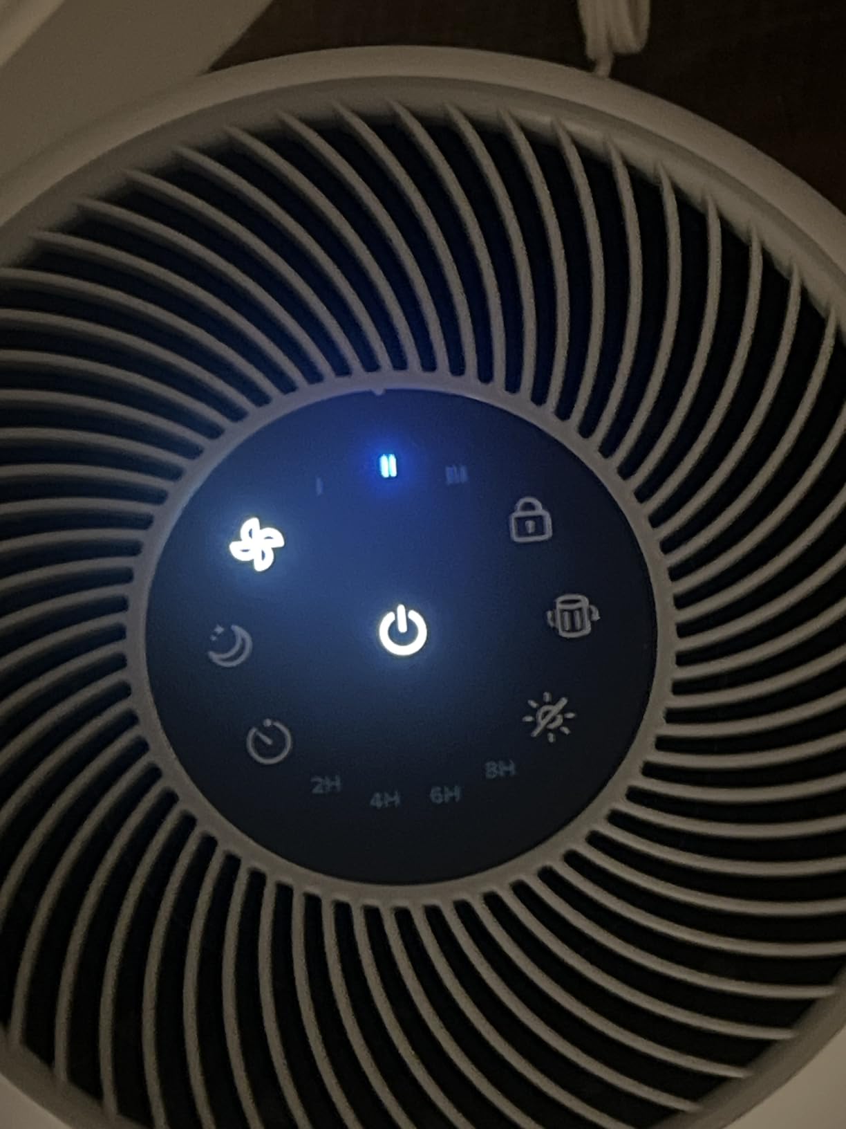 LEVOIT Air Purifier for Home Allergies Pet Hair in Bedroom, Covers Up to 1073 ft² by 56W High Torque Motor, AHAM VERIFIDE, 3-in-1 Filter with HEPA Sleep Mode, Remove Dust Smoke Odor, Core300-P, White - Customer Photo 2