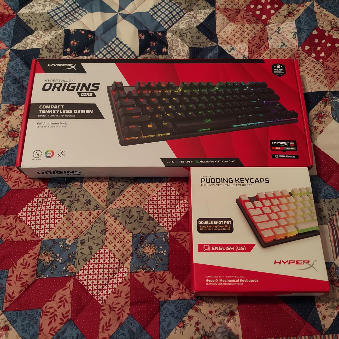 HyperX Alloy Origins - Mechanical Gaming Keyboard, Software-Controlled Light & Macro Customization, Compact Form Factor, RGB LED Backlit - Linear HyperX Red Switch (Black) - Customer Photo 3