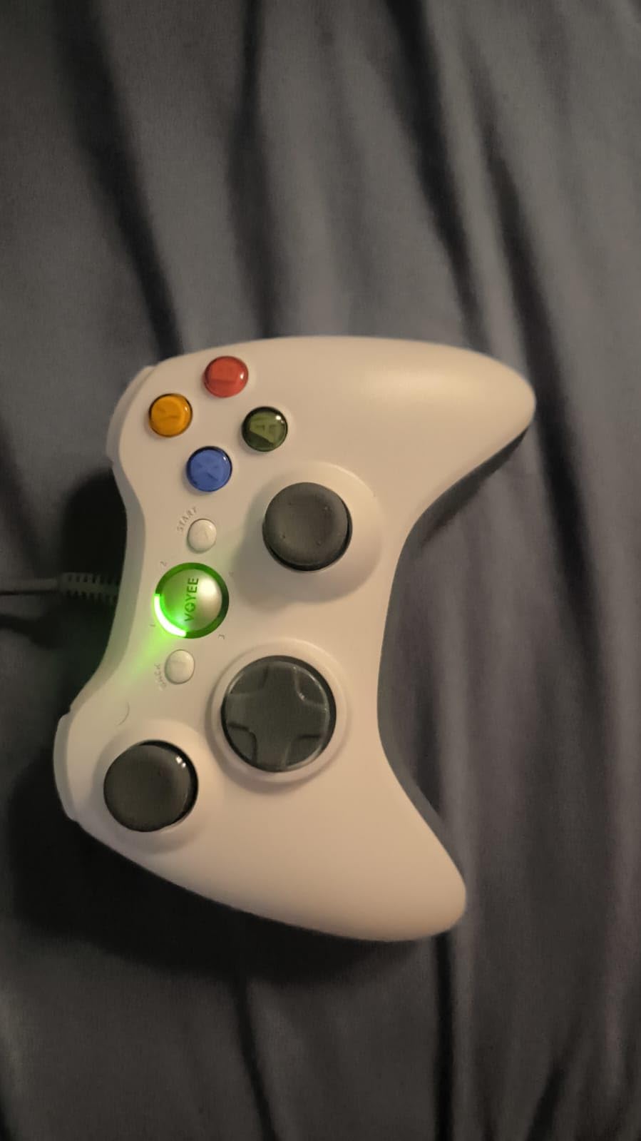 VOYEE PC Controller, Wired Controller Compatible with Microsoft Xbox 360 & Slim/PC Windows 10/8/7, with Upgraded Joystick, Double Shock | Enhanced (Black) Customer Review VOYEE PC Controller, Wired Controller Compatible with Microsoft Xbox 360 & Slim/PC Windows 10/8/7, with Upgraded Joystick, Double Shock | Enhanced (Black) - Customer Photo 1