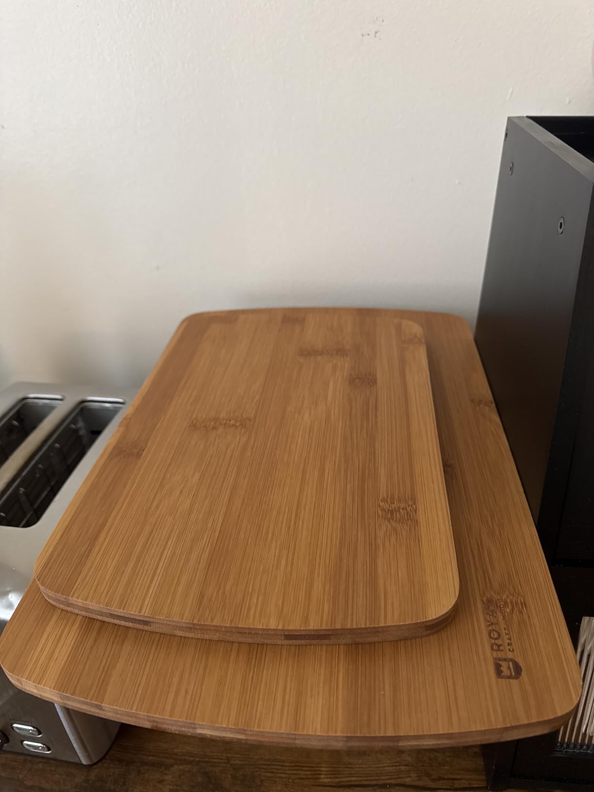 ROYAL CRAFT WOOD Premium Bamboo Charcuterie Board Set - Cheese Platter & Serving Tray & Serving Utensils - Perfect Housewarming Gift, Wedding, Bridal Shower Gift - Ideal for Entertaining and New Home - Customer Photo 1