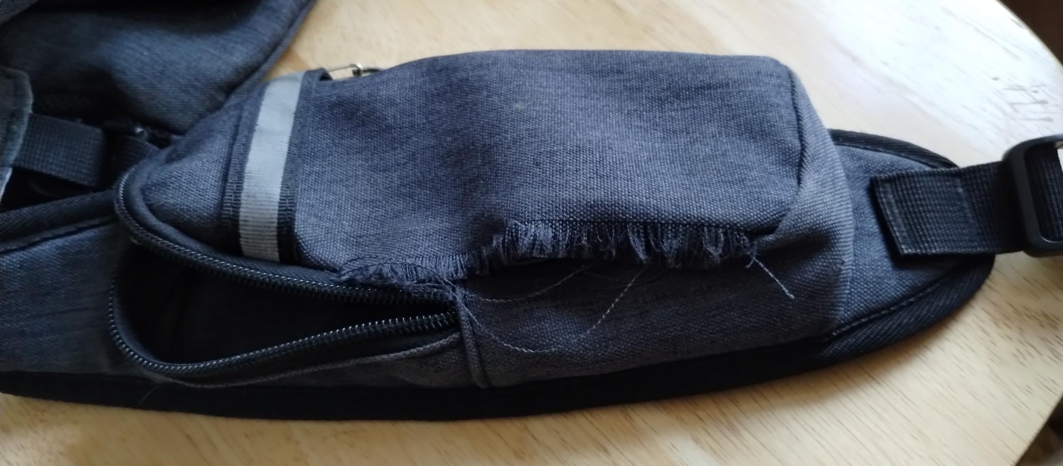 WATERFLY Crossbody Sling Backpack Sling Bag Travel Hiking Chest Bags Daypack (Teal blue) - Customer Photo 3