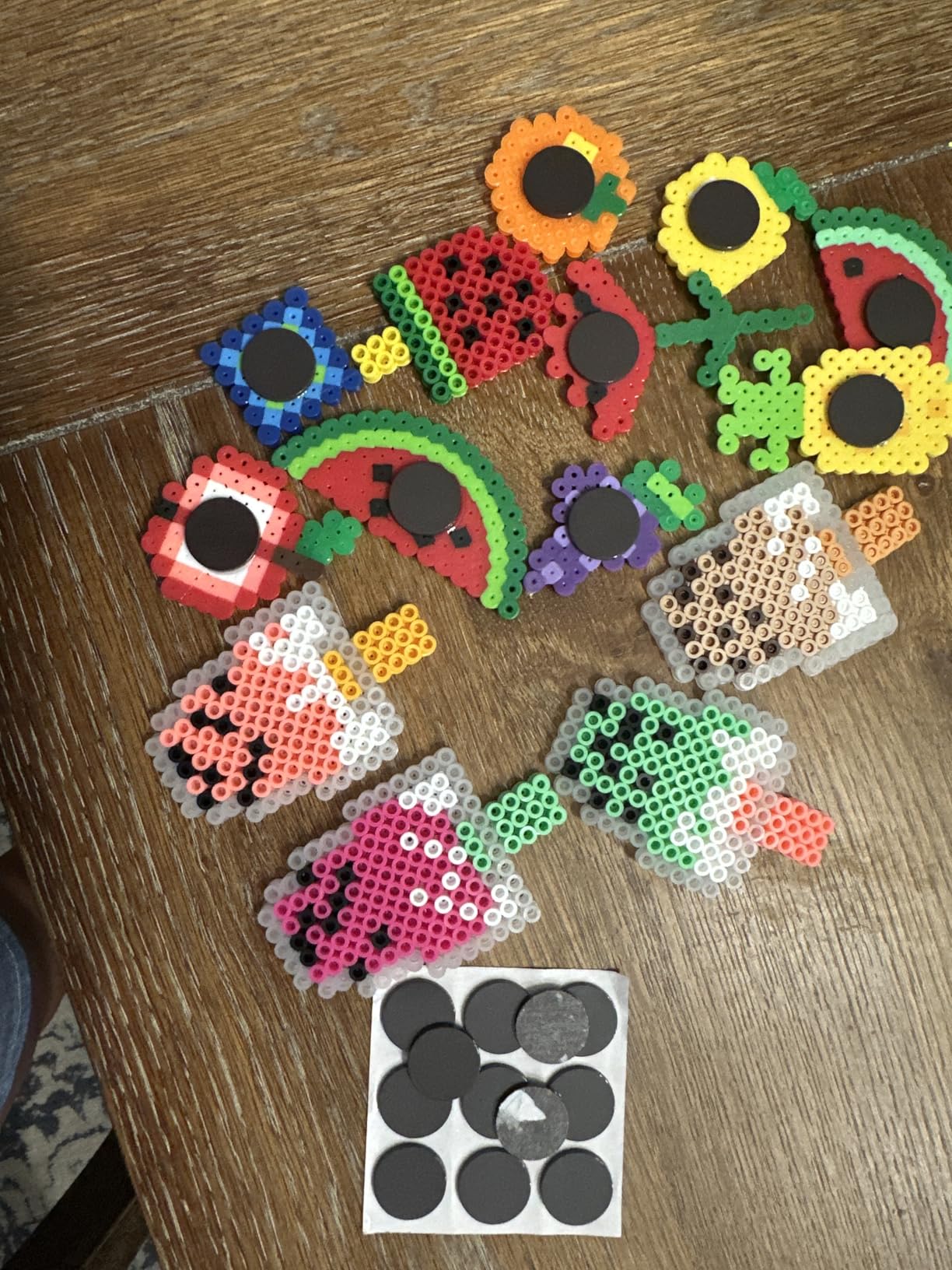 Peel-&-Stick Flexible Adhesive Magnets - 120 Magnetic Dots for Office Supplies, Whiteboard, Crafts, Fridge, & School Projects - Customer Photo 2