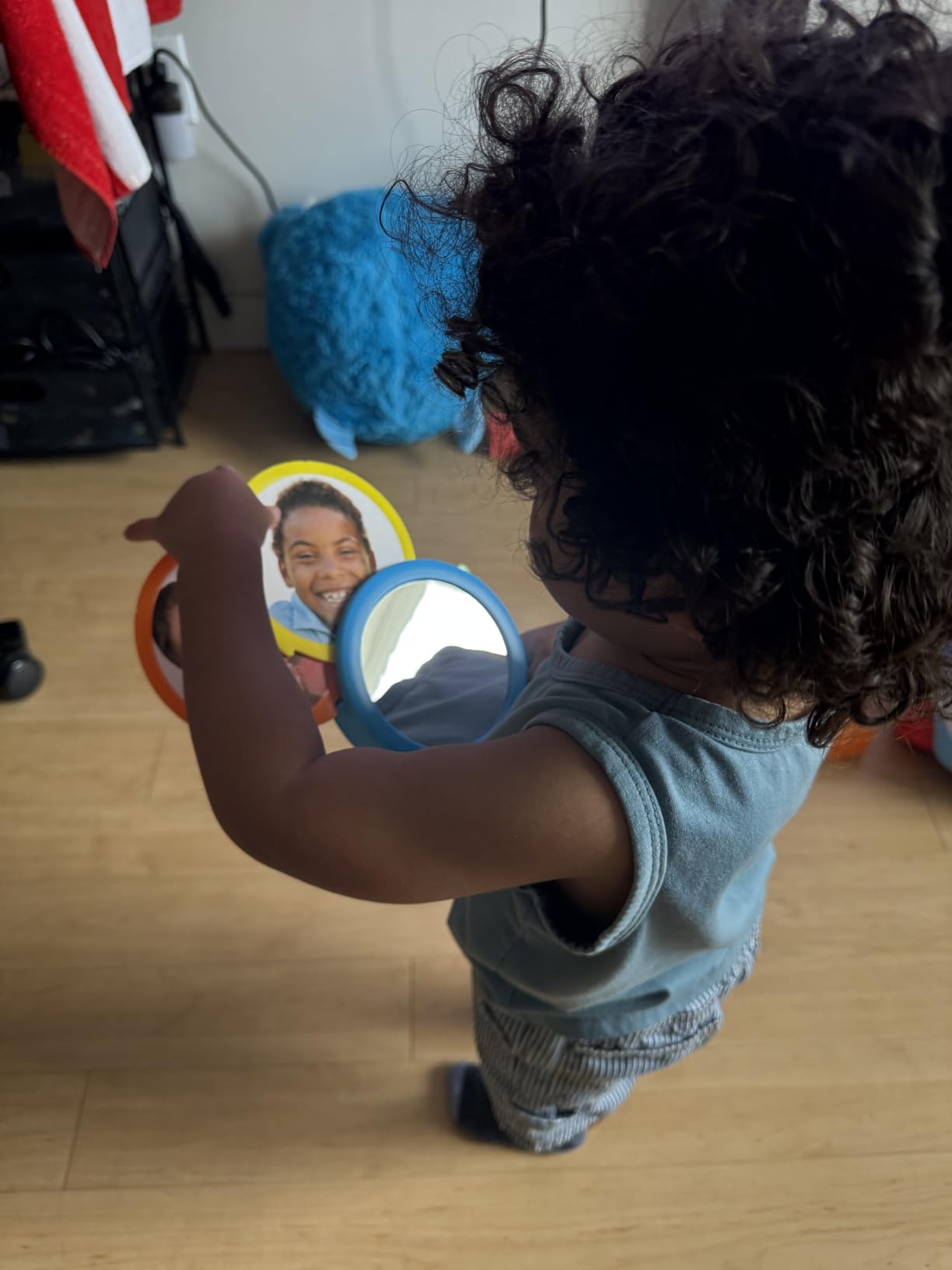 hand2mind See My Feelings Mirror, Play Therapy Toys, Mindfulness for Kids, Emotional Regulation for Kids, Social Emotional Learning Activities, Calm Down Corner Supplies - Customer Photo 1