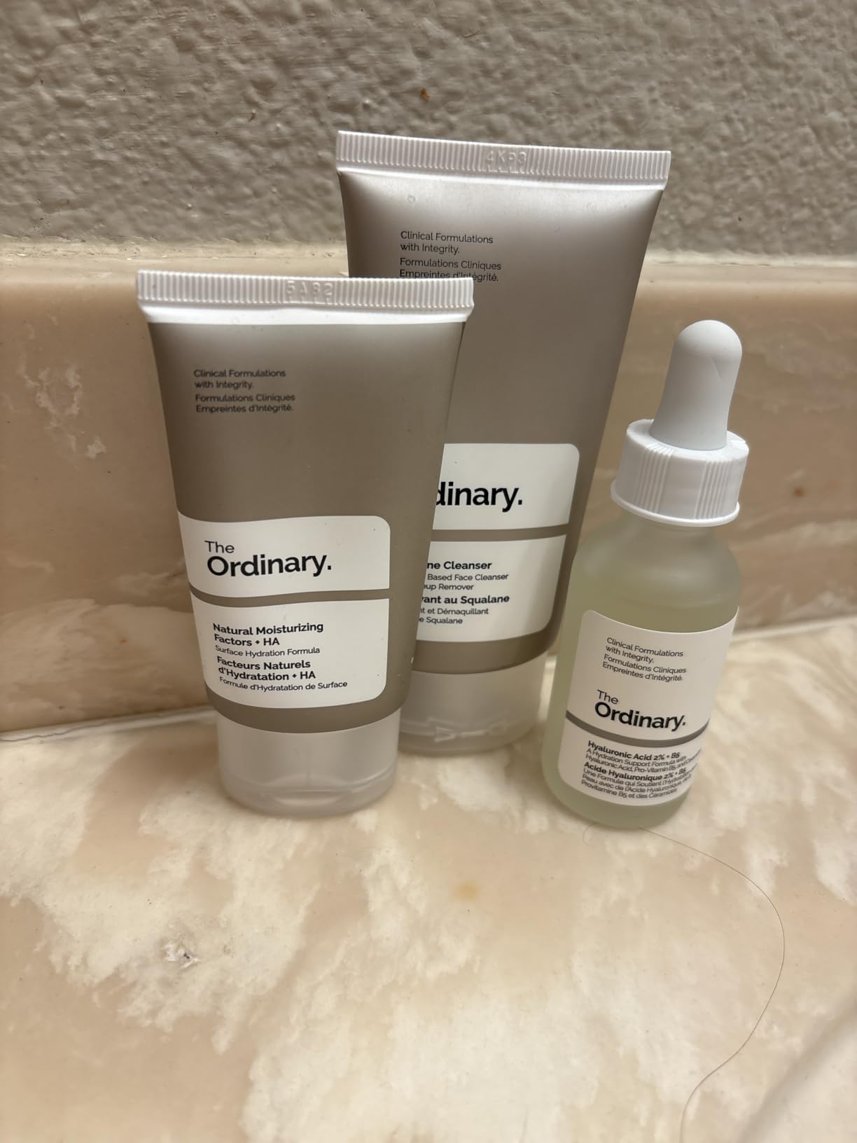 The Ordinary The Daily Set, Daily Skincare Routine with Squalane Cleanser, Hyaluronic Acid 2% + B5, and Natural Moisturizing Factors + HA | Skin Care Set - Customer Photo 2