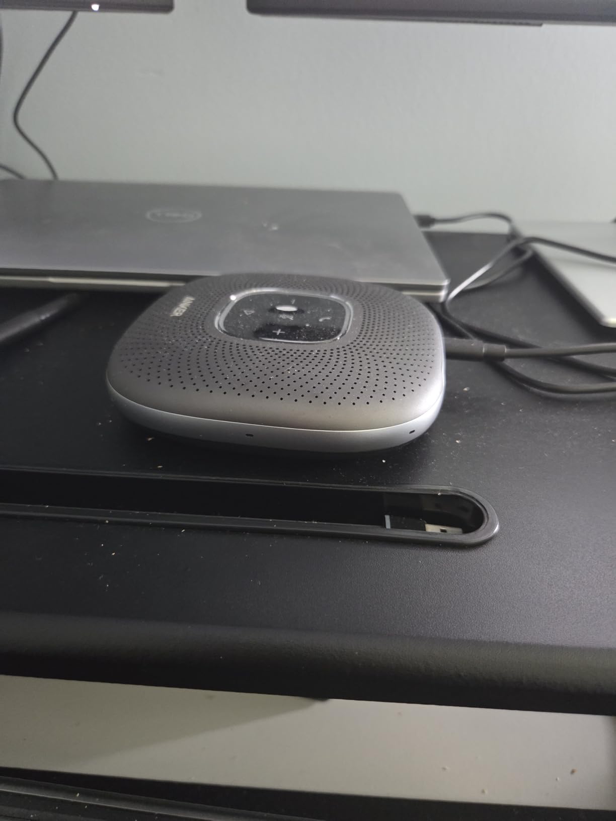 Anker PowerConf Speakerphone, Zoom Certified Conference Speaker with 6 Mics, 360° Enhanced Voice Pickup, 24H Call Time, Bluetooth 5.3, USB C, Compatible with Leading Platforms for Personal Workspaces Customer Review Anker PowerConf Speakerphone, Zoom Certified Conference Speaker with 6 Mics, 360° Enhanced Voice Pickup, 24H Call Time, Bluetooth 5.3, USB C, Compatible with Leading Platforms for Personal Workspaces - Customer Photo 1