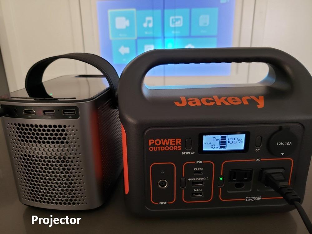 Jackery Portable Power Station Explorer 300, 293Wh Backup Lithium Battery, Solar Generator for Outdoors Camping Travel Hunting Blackout (Solar Panel Optional) - Customer Photo 1