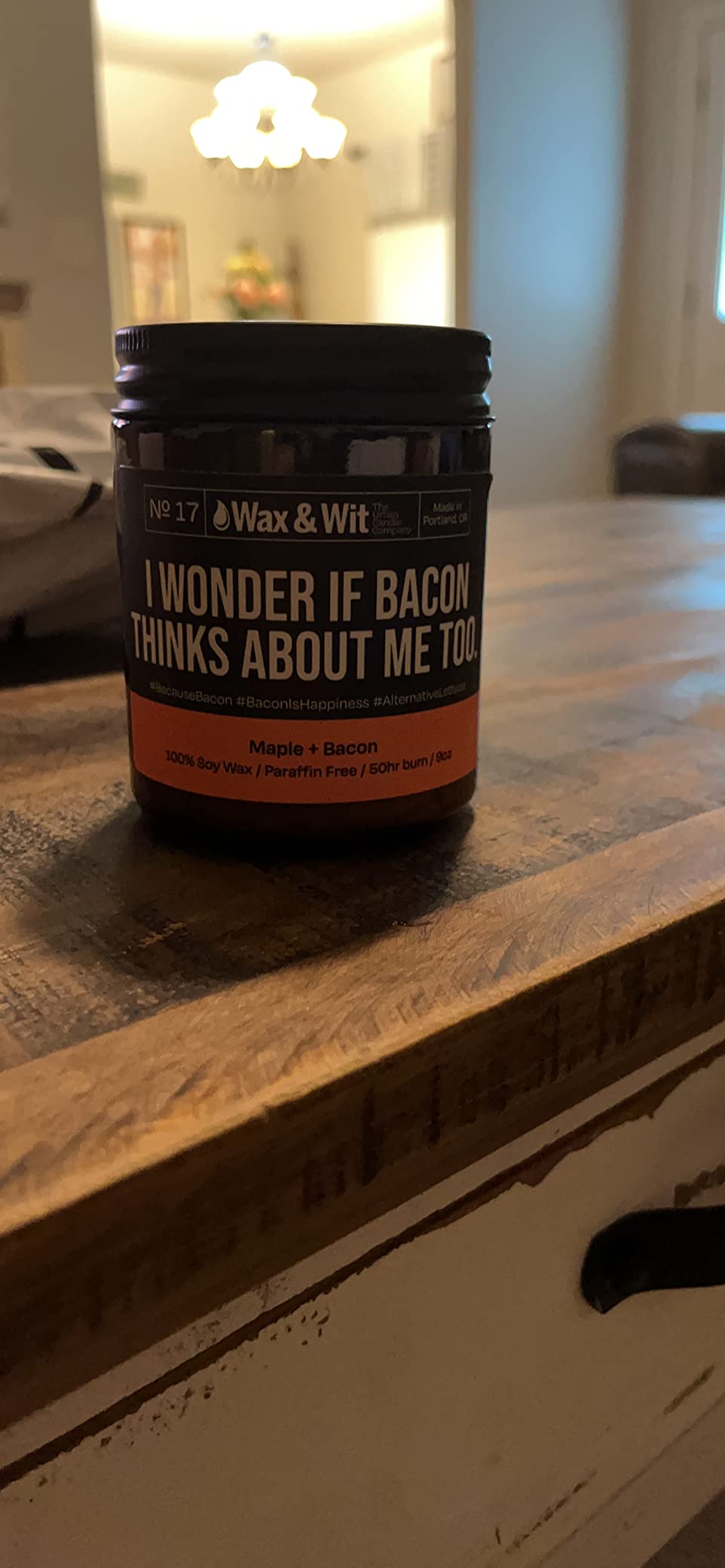 Wax & Wit Funny Soy Candle Gift for Women - Humorous, Aromatherapy Soy Wax Candle, Ideal for Housewarming, Coworker, Birthday – Cucumber Melon - 9oz - Customer Photo 4