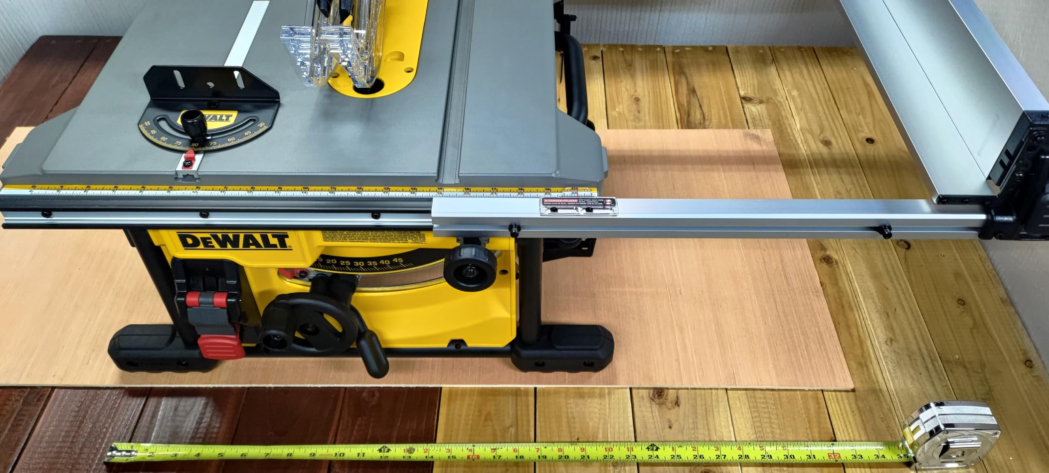 DEWALT 15 Amp 8-1/4 in. Compact Portable Jobsite Table Saw (DWE7485) Customer Review DEWALT 15 Amp 8-1/4 in. Compact Portable Jobsite Table Saw (DWE7485) - Customer Photo 3
