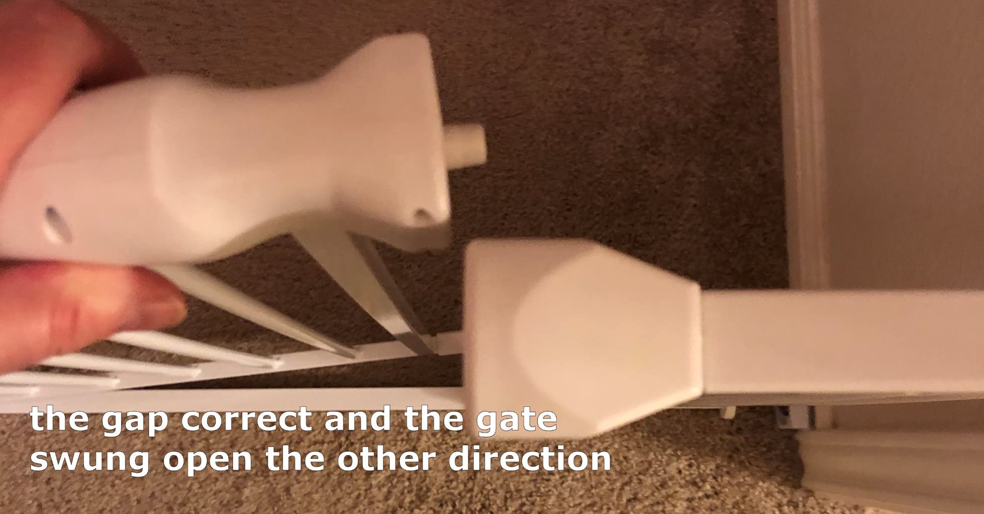 BalanceFrom Easy Walk-Thru Baby and Pet Safety Gate with Hold-Open and Auto-Close – Adjustable Steel Barrier for Stairs, Doorways, and Hallways, No Drilling Installation - Customer Photo 2