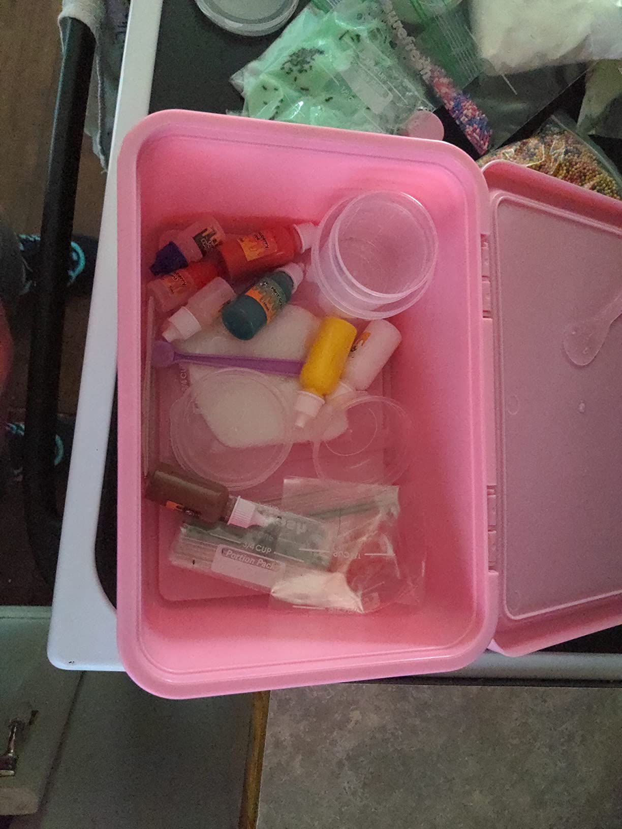 Original Stationery Ice Cream Slime Kit for Girls, DIY Cherry-Scented Slime Making Set with 31 Pieces, Fun Arts and Crafts for Kids Ages 8–12, Christmas and Holiday Gift - Customer Photo 3