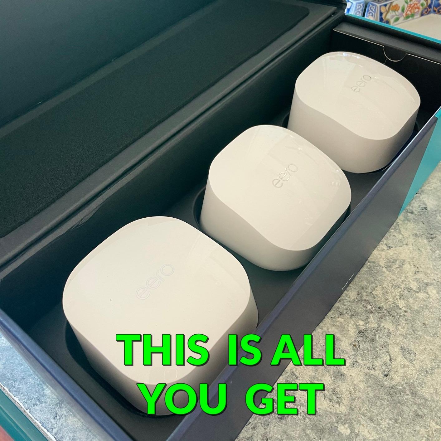 Amazon eero 6 mesh wifi router - Supports internet plans up to 900 Mbps, Coverage up to 1,500 sq. ft., Connect 75+ devices, 1-pack - Customer Photo 3