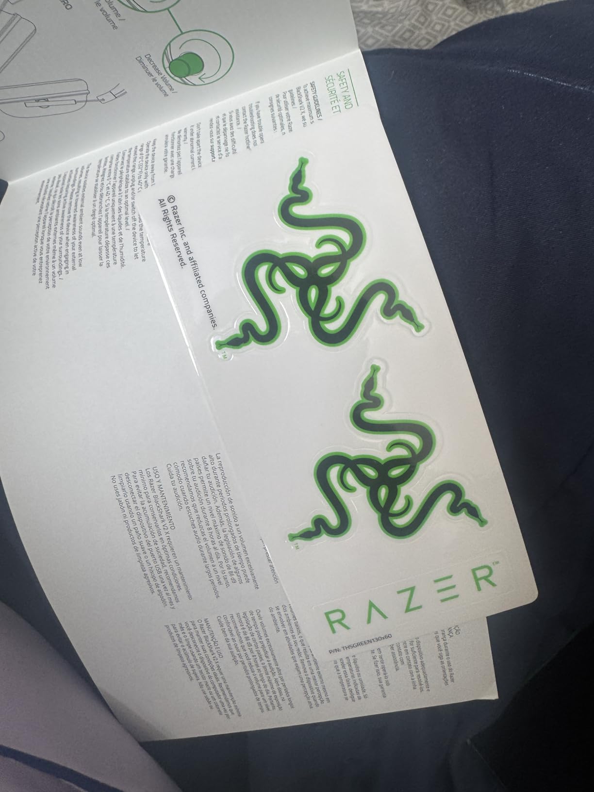 BlackShark V2 X Gaming Headset: 7.1 Surround Sound - 50mm Drivers - Memory Foam Cushion - For PC, PS4, PS5, Switch - 3.5mm Audio Jack - Black - Customer Photo 2