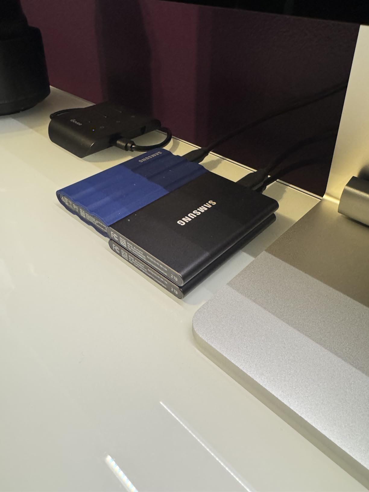 SAMSUNG T7 Portable SSD, 2TB External Solid State Drive, Speeds Up to 1,050MB/s, USB 3.2 Gen 2, Reliable Storage for Gaming, Students, Professionals, MU-PC2T0T/AM, Gray Customer Review SAMSUNG T7 Portable SSD, 2TB External Solid State Drive, Speeds Up to 1,050MB/s, USB 3.2 Gen 2, Reliable Storage for Gaming, Students, Professionals, MU-PC2T0T/AM, Gray - Customer Photo 2