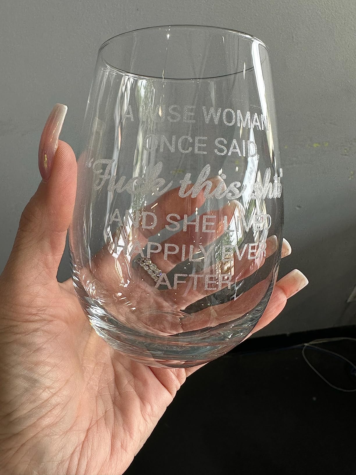 C & M Personal Gifts A Wise Woman Once Said 