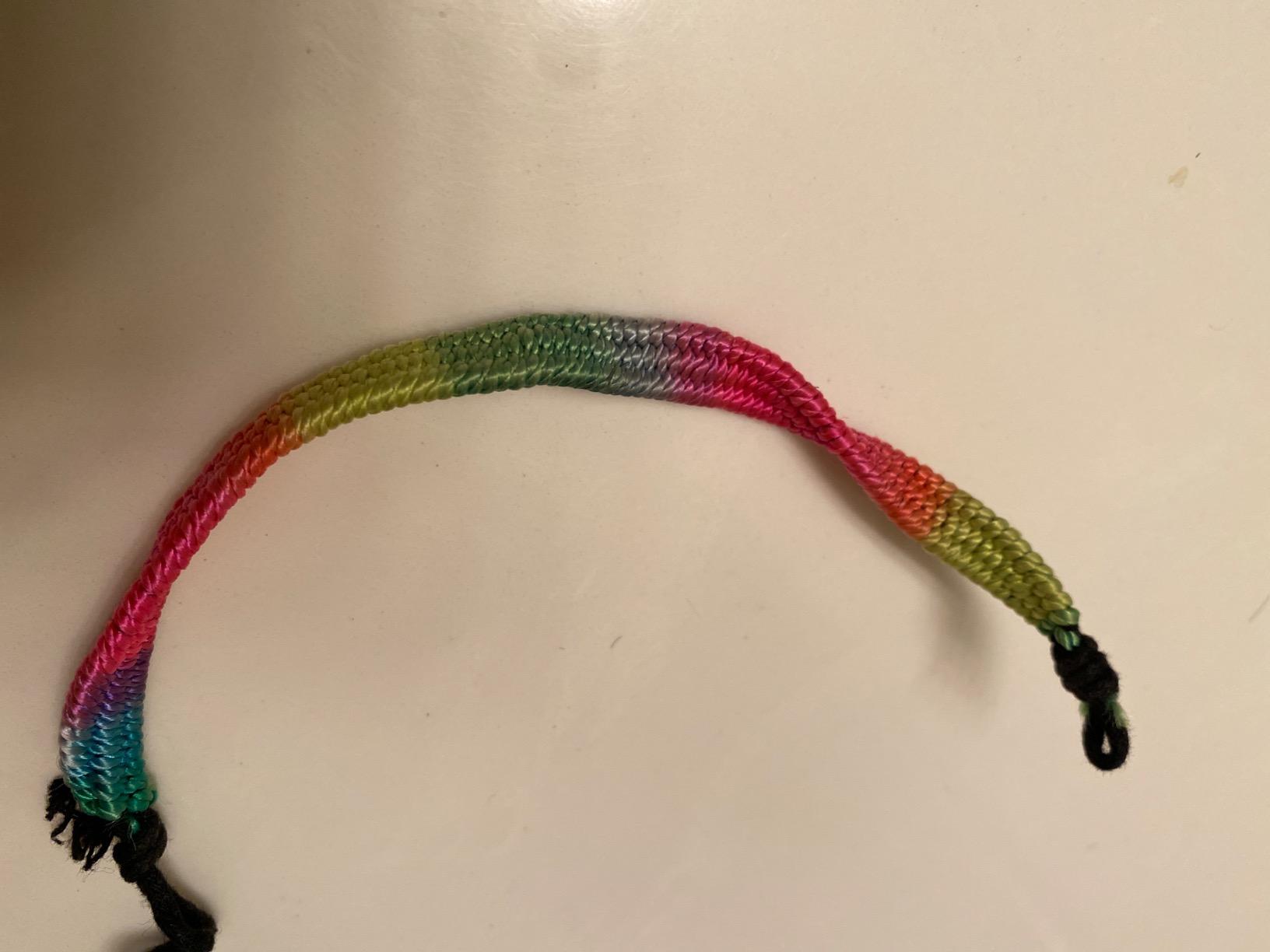 Nanafast Rainbow LGBT Pride Bracelet Handmade Braided Friendship String Bracelet for Gay & Lesbian LGBTQ Wristband Adjustable Size - Customer Photo 4