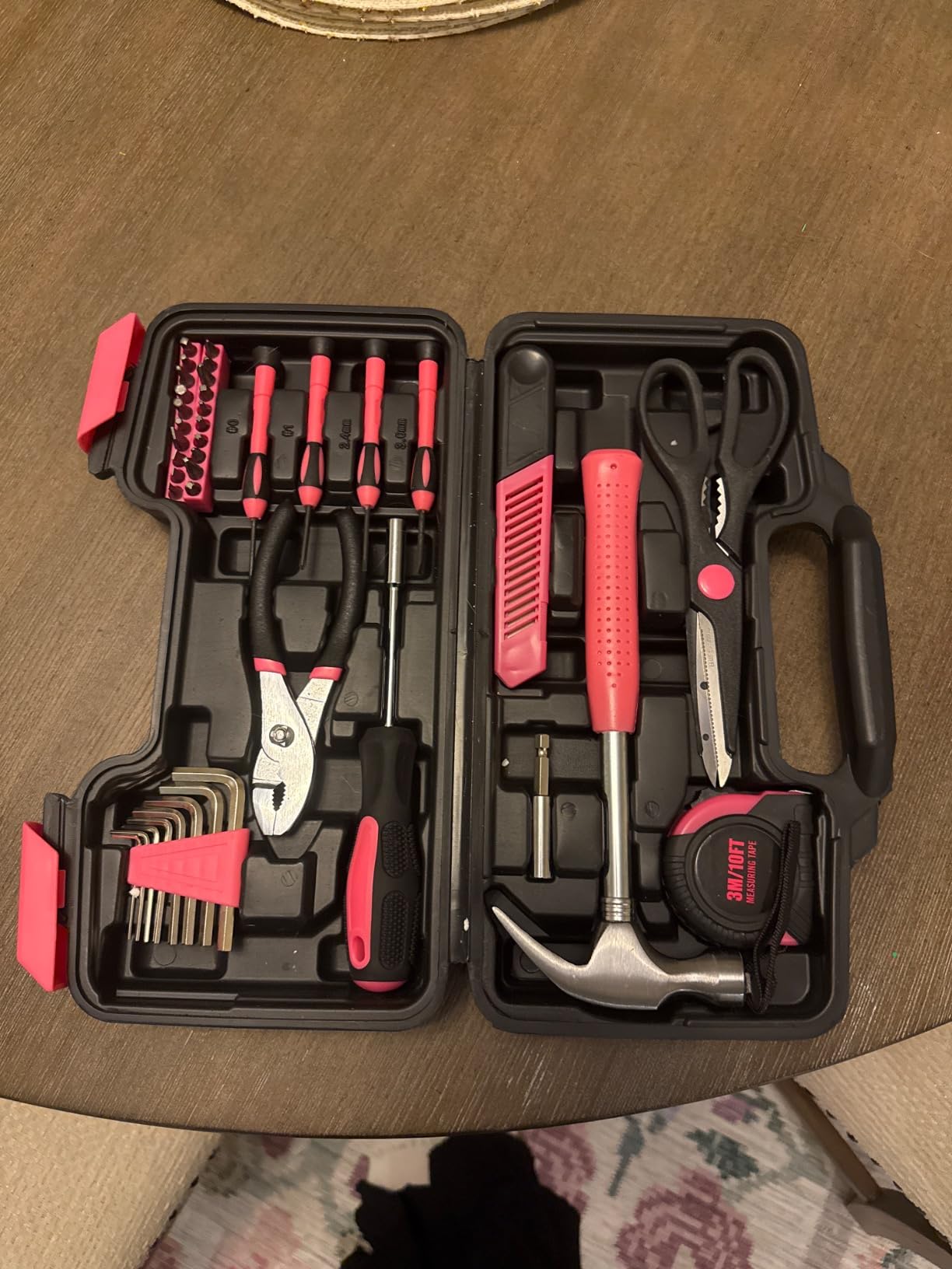 39-Piece Household Tools Kit - Small Basic Home Tool Set with Plastic Toolbox - Great for College Students, Household Use & More - Customer Photo 3