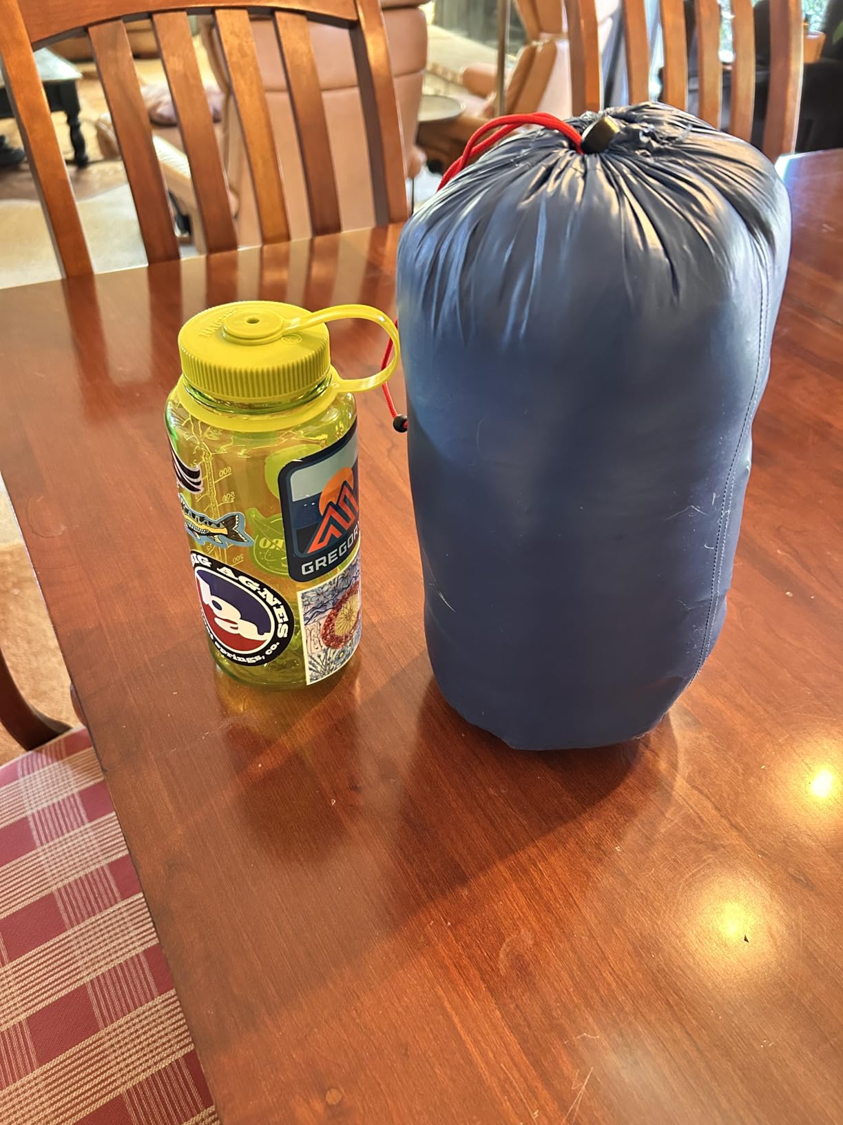 ZOOOBELIVES Ultralight Backpacking 32-50F Down Sleeping Bag - 27oz Ultra Compact 650 Fill Power Envelope Sleeping Bag for Hiking, Camping and Backcountry, Lightweight and Compressible – Alplive T400 - Customer Photo 2