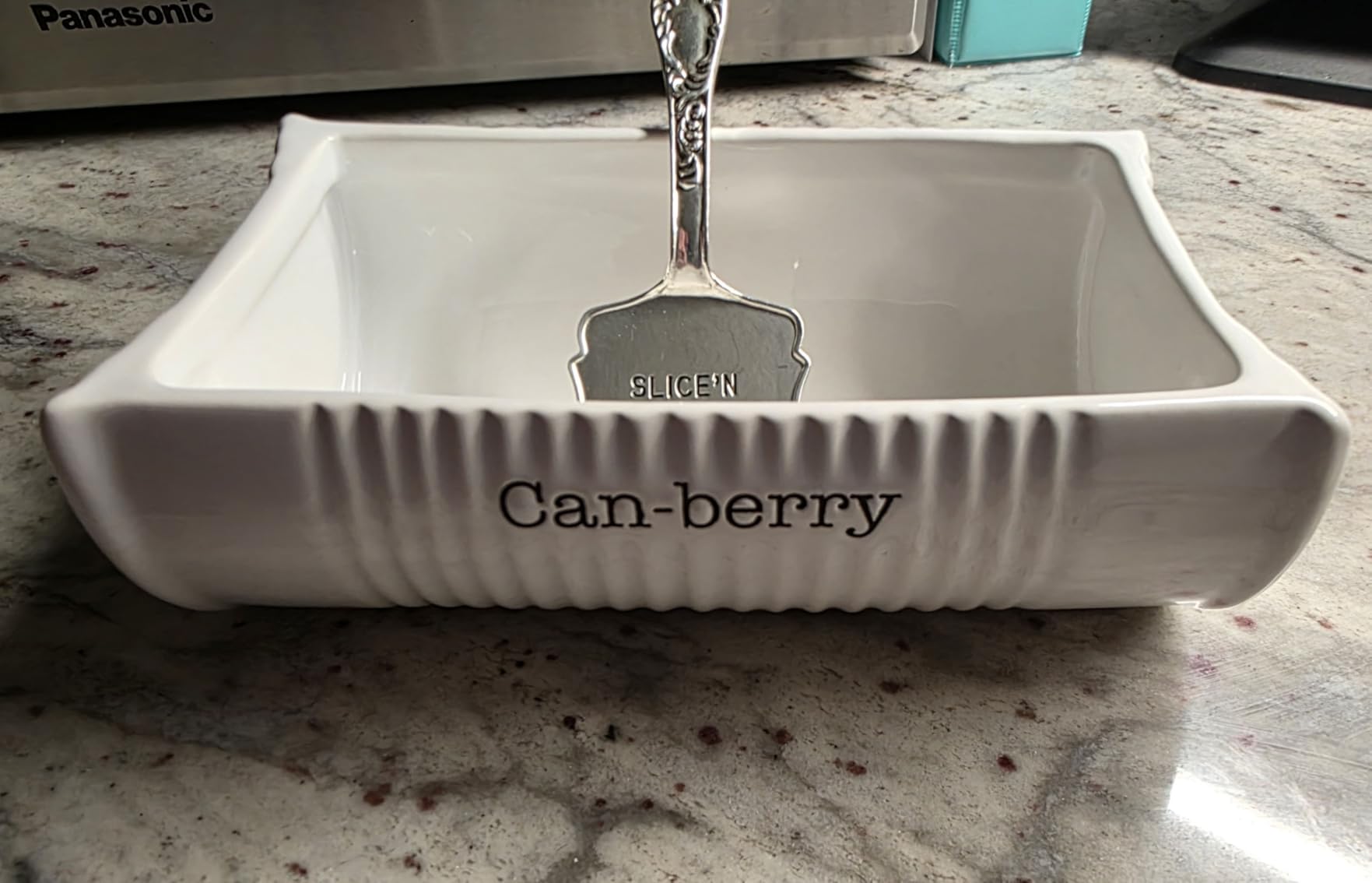 Mud Pie Can-Berry Ceramic Cranberry Serving Dish and Spatula Set - Customer Photo 1