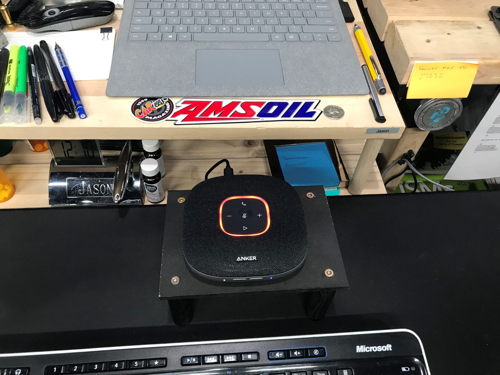 Anker PowerConf S3 Speakerphone with 6 Mics, Enhanced Voice Pickup, 24H Call Time, App Control, Bluetooth 5, USB C, Conference Speaker Compatible with Leading Platforms, Home Office Customer Review Anker PowerConf S3 Speakerphone with 6 Mics, Enhanced Voice Pickup, 24H Call Time, App Control, Bluetooth 5, USB C, Conference Speaker Compatible with Leading Platforms, Home Office - Customer Photo 2