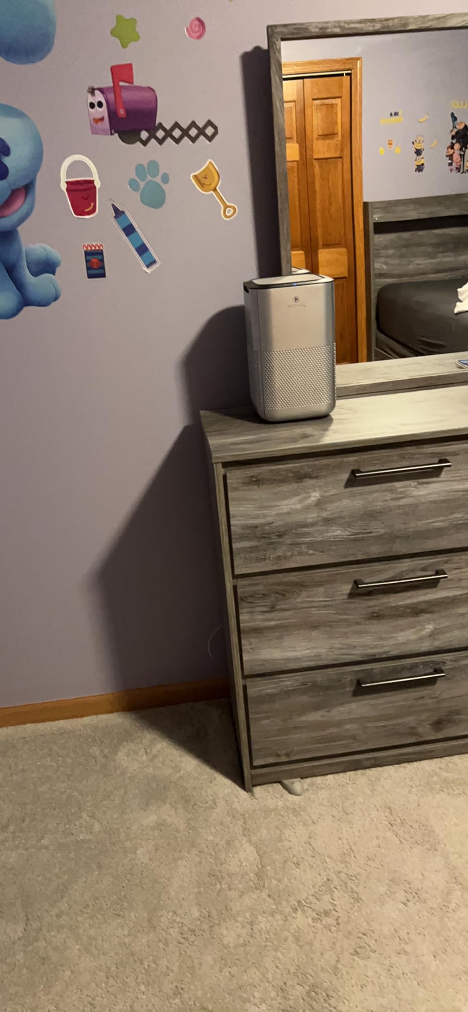 Medify MA-15 Air Purifier with True HEPA H13 Filter | 585 ft² Coverage in 1hr for Allergens, Smoke, Wildfires, Dust, Odors, Pollen, Pet Dander | Quiet 99.9% Removal to 0.1 Microns | Silver, 1-Pack - Customer Photo 1