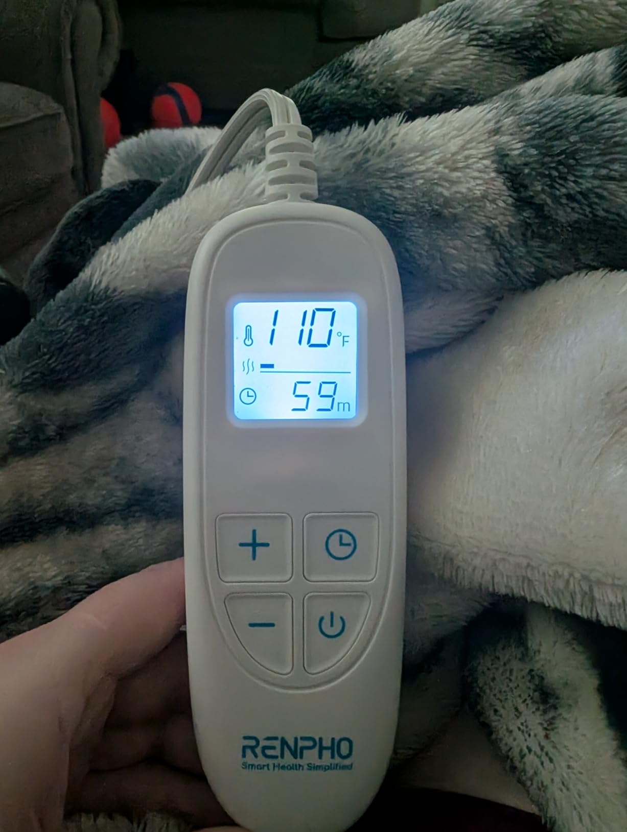 RENPHO Electric Heating Pad for Back, Birthday Christmas Gifts for Women Men Mom Dad Elderly, FSA Eligible Items Only List, Large Heat Pad for Neck Shoulders, 24