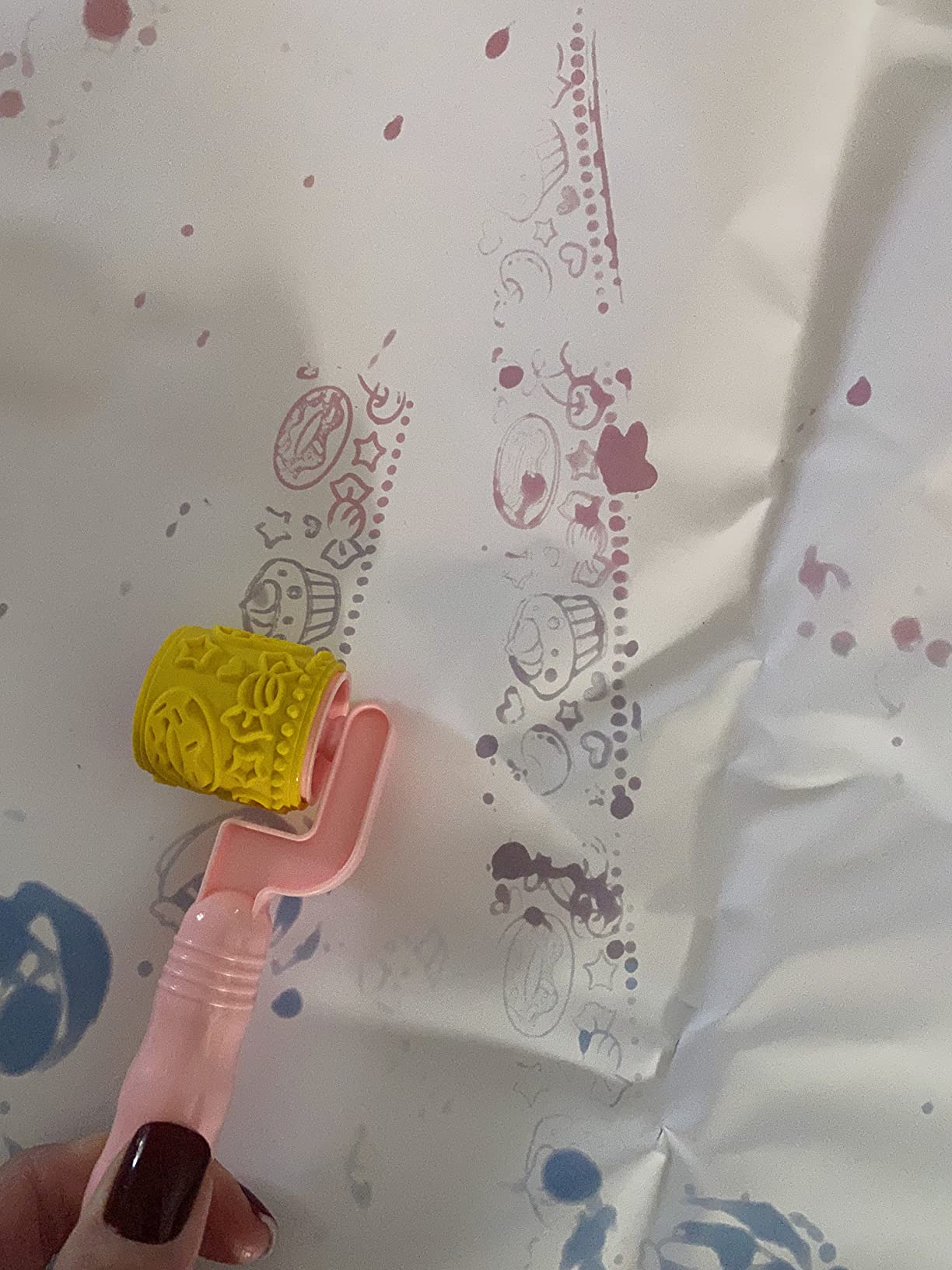 Aqua Water Doodle Mat - Kids Drawing Mat Toddlers Educational Toys for Age 3 4 5 6 7 8 Year Old Boys Girls Gifts - Neon Color Mat Doodle Board Writing Drawing Toys Holiday Christmas Birthday Gifts - Customer Photo 4