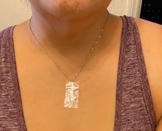 Lcherry Faith Cross Pendant Necklace for Women Religious Christian Jewelry Mother's Day Gifts for Women - Customer Photo 2