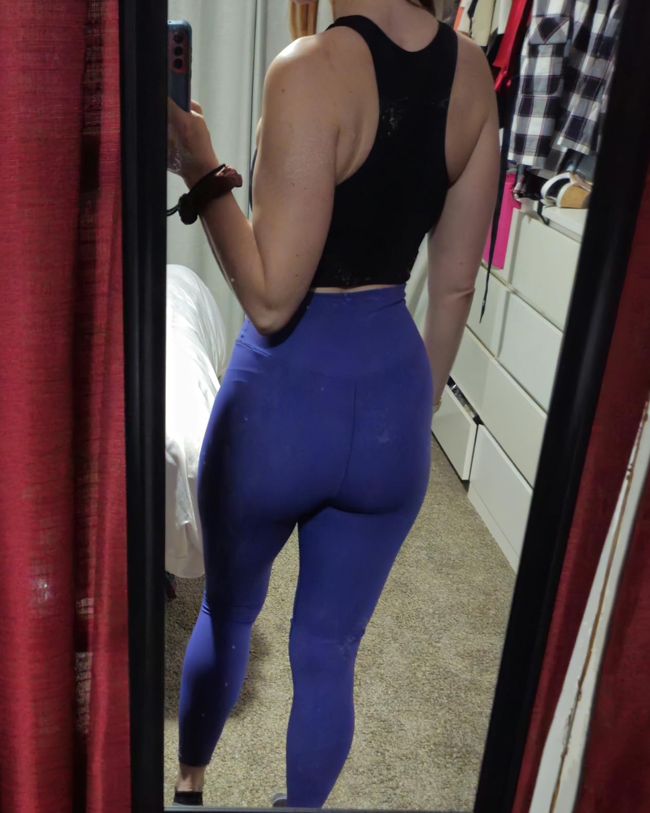 Sunzel Womens Workout Leggings with High Waist Tummy Control Customer Review Sunzel Womens Workout Leggings with High Waist Tummy Control - Customer Photo 1