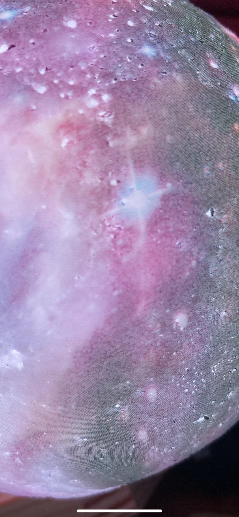 Mind-Glowing Galaxy Moon Lamp with Multi Colors, Touch/Remote, Wood Stand - Teen Girl Room Decor, Trendy Stuff - Christmas Gift for Any Year Old Teenage Girl - Cool Night Light for Kids (7.1 inch) - Customer Photo 2