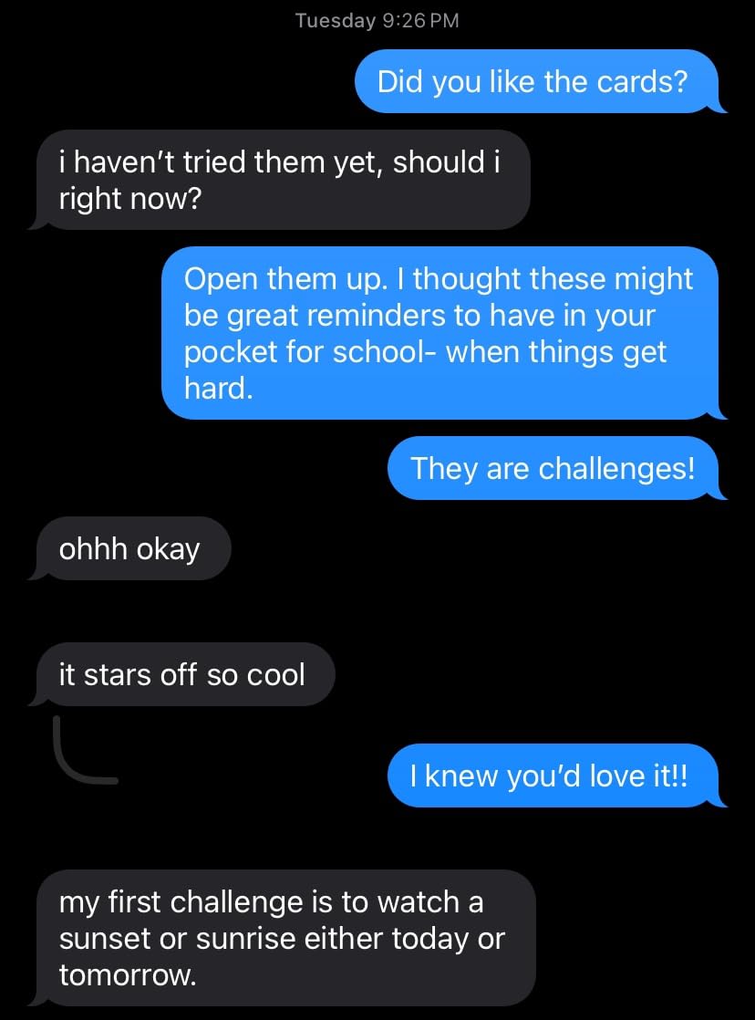 31 Day Mindfulness Challenge Cards - Take One a Day for a Month of Mindfulness - Customer Photo 1