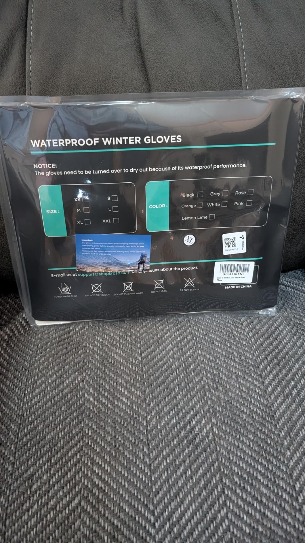 TRENDOUX Winter Gloves for Men Warm: 3M Thinsulate -20℉ Windproof Waterproof Ski Women Glove with Touchscreen Thermal Lining Anti-Slip for Work Cycling Motorcycle Snowboarding - Customer Photo 1