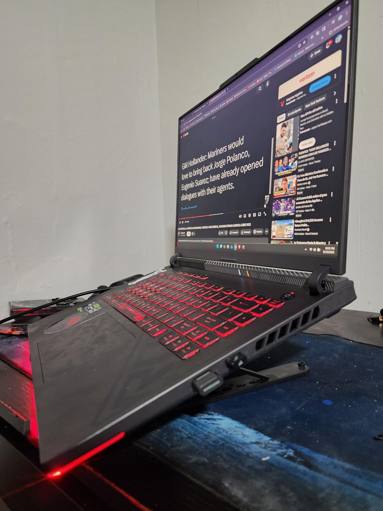 Laptop Stand for Desk, Adjustable Laptop Riser ABS+Silicone Foldable Portable Notebook Holder, Ventilated Cooling Notebook Mount Computer Stand for 10-15.6 Laptop Stand for Desk, Adjustable Laptop Riser ABS+Silicone Foldable Portable Notebook Holder, Ventilated Cooling Notebook Mount Computer Stand for 10-15.6