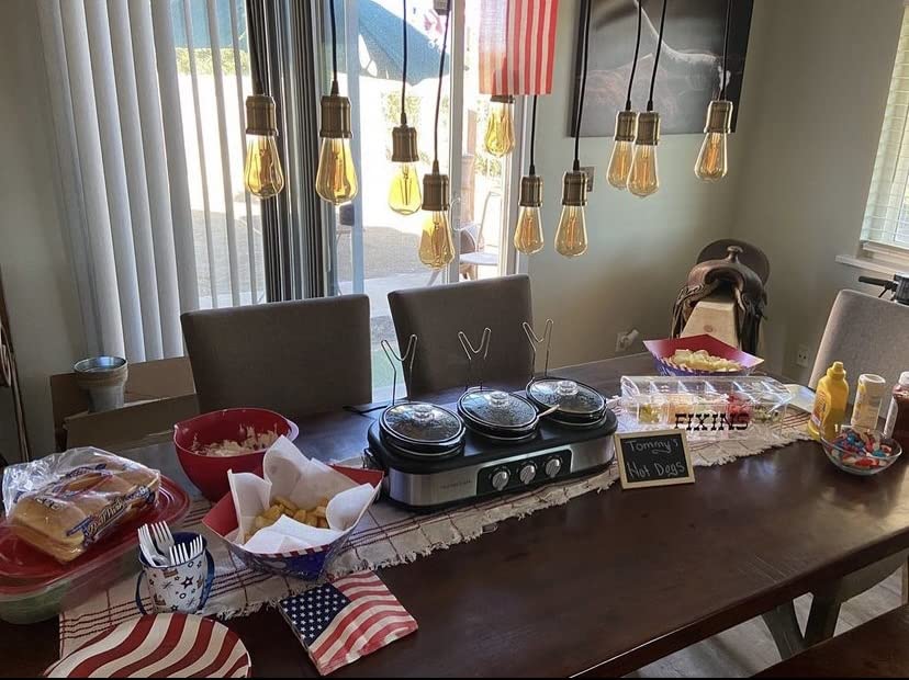 HomeCraft HCBS15SS 3-Station 1.5-Quart Stainless Steel Buffet Server Slow Cooker & Warming Tray, Adjustable Temperature, Perfect for Dinner, Appetizers Customer Review HomeCraft HCBS15SS 3-Station 1.5-Quart Stainless Steel Buffet Server Slow Cooker & Warming Tray, Adjustable Temperature, Perfect for Dinner, Appetizers - Customer Photo 3