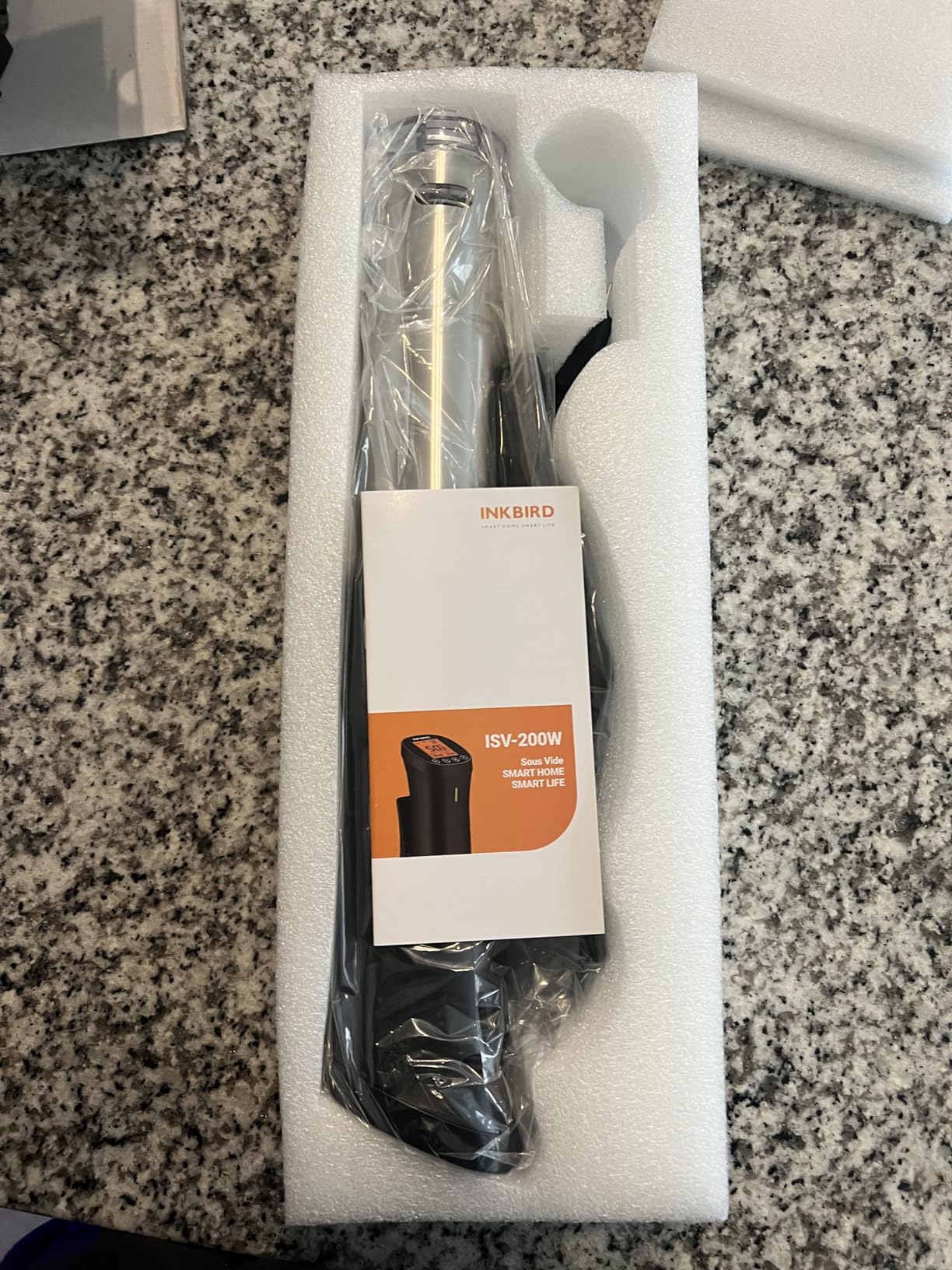 INKBIRD Wifi Sous Vide Cooker, 1000W Sous Vide Machine, Remote Control Immersion Circulator with APP Recipes Timer Alarm Mobile Notification 3D Water Heating Ultra-Quiet - Customer Photo 1