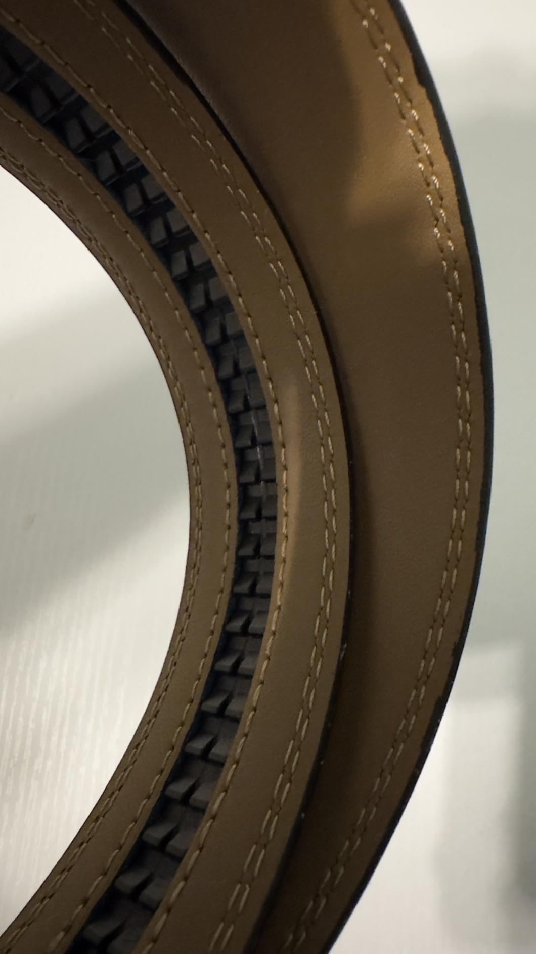 CHAOREN Mens Belt Leather Ratchet Belt - Customizable Fit, Effortless Style (35mm) - Customer Photo 2