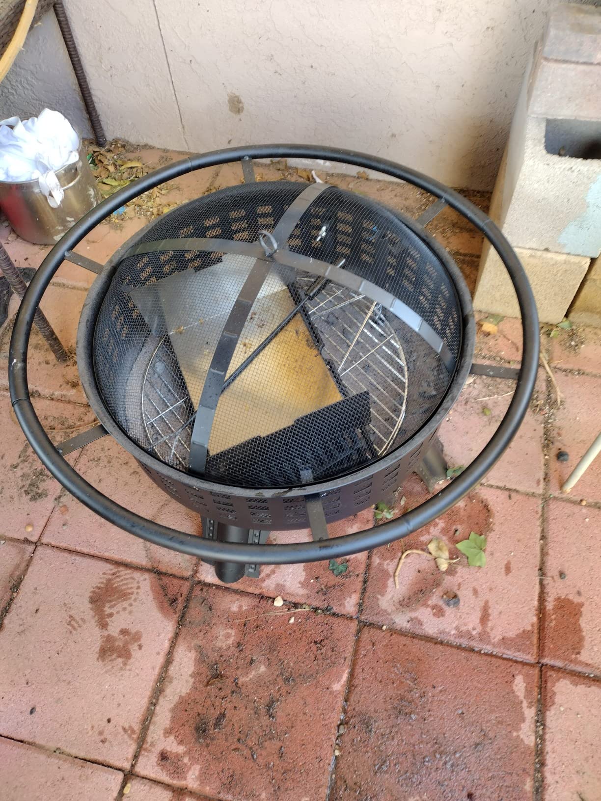 Hykolity 2 in 1 Fire Pit with Grill, Large 31