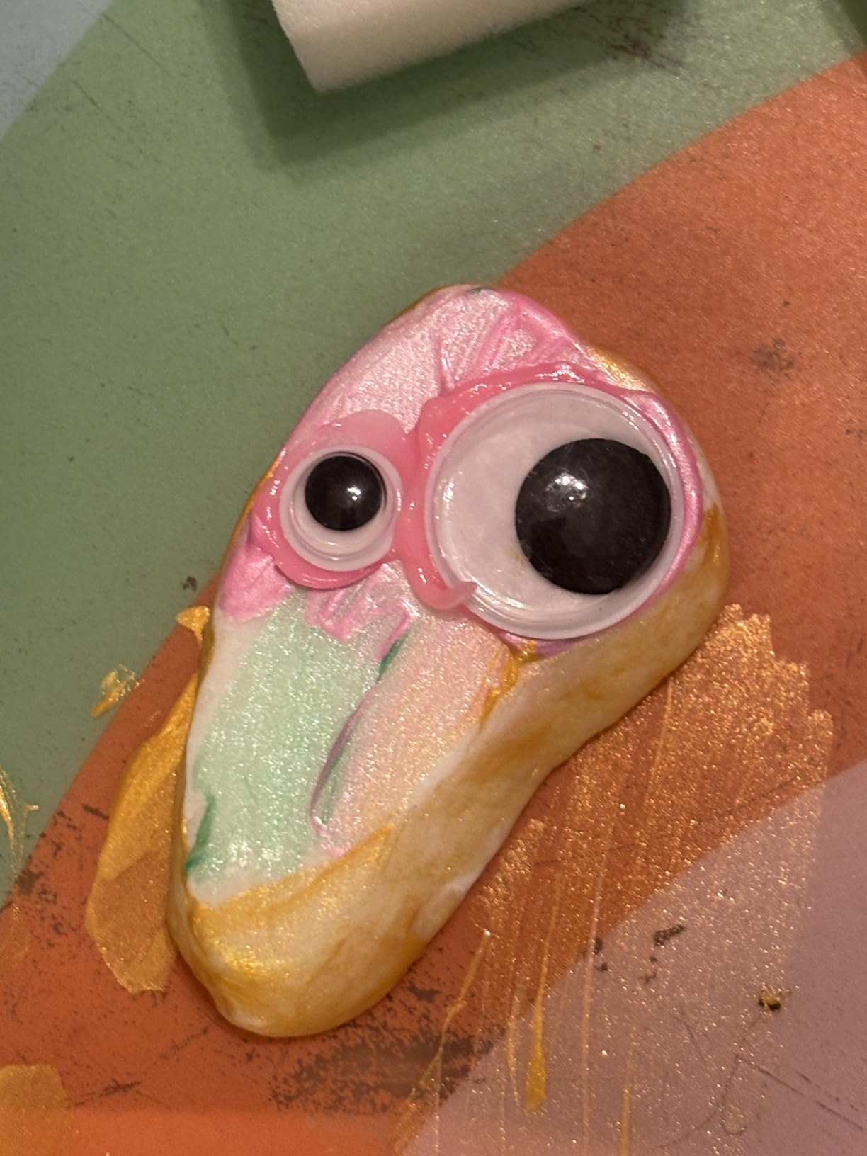 Rock Painting Kit- Glow in The Dark Rock Kit, Arts and Crafts for Kids Ages 6-12, Art Supplies Toy , Kids Craft Paint Kits, Arts & Crafts for Boys Girls Birthday Party Gift Toy - Customer Photo 1