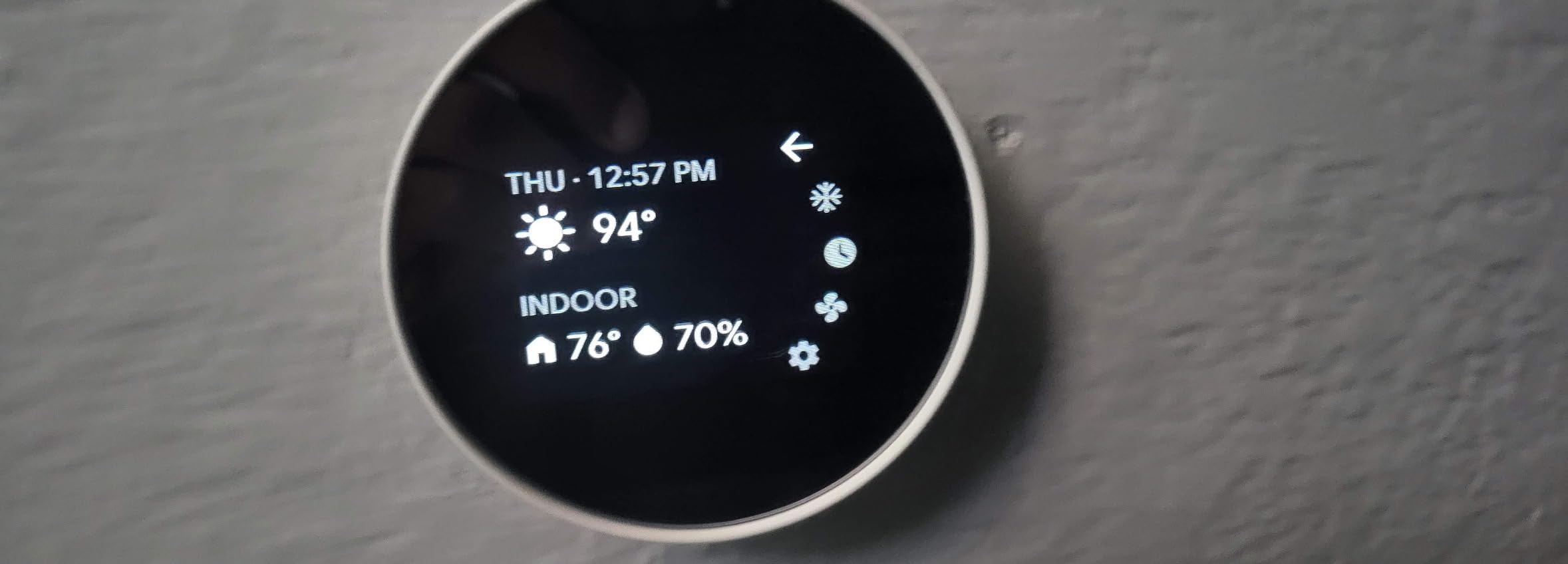 Google Nest Thermostat - Smart Thermostat for Home - Programmable Wifi Thermostat - Snow - Customer Photo 2