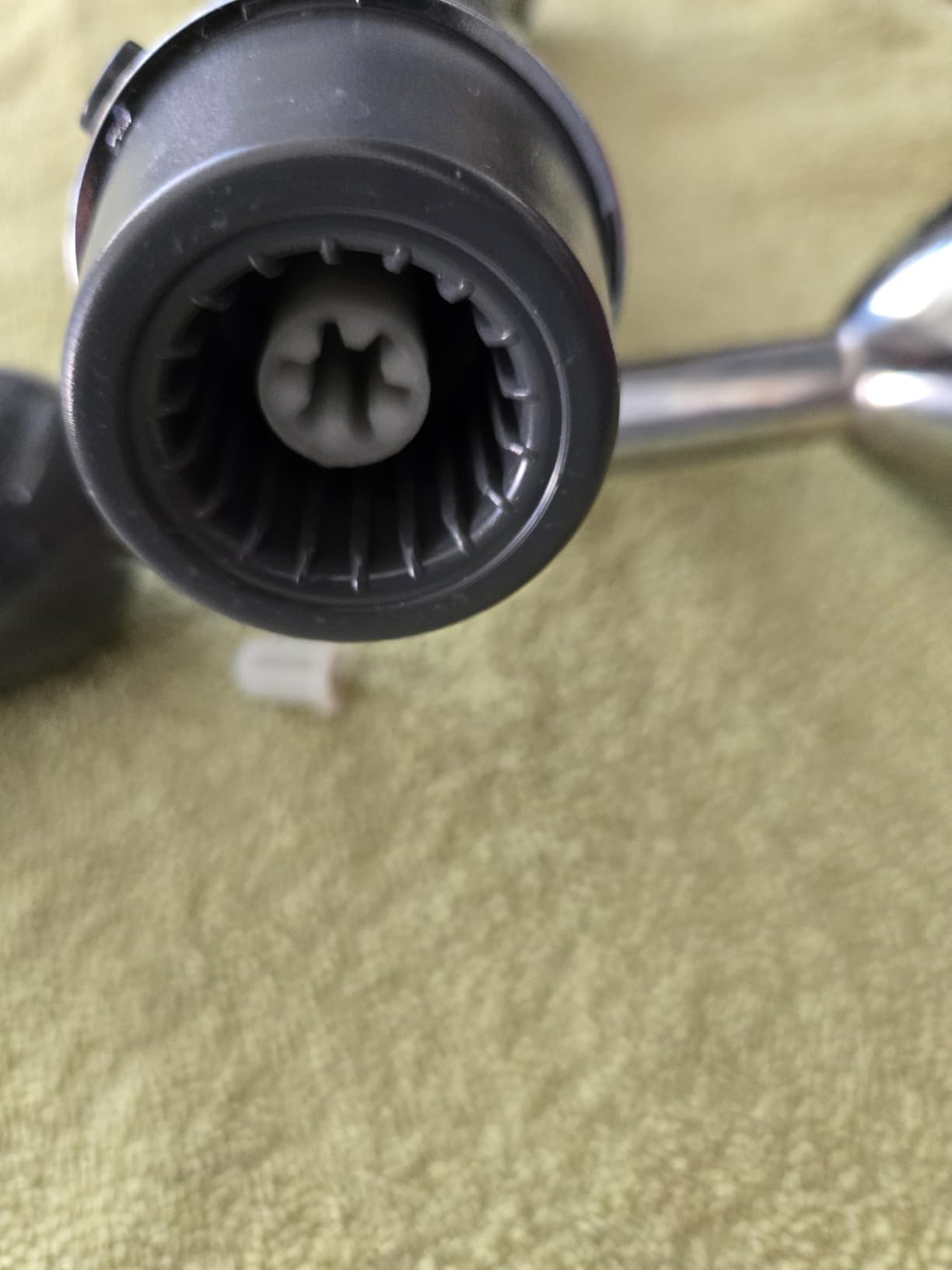 Mueller Multistick 5-in-1 Immersion Blender Handheld,12 Speed Hand Mixer-Turbo Boost,Heaviest Duty Copper Motor,Titanium reinforced Blades Hand Blender,Milk Frother Wand,Whisk,Beaker,Chopper,Grey - Customer Photo 4